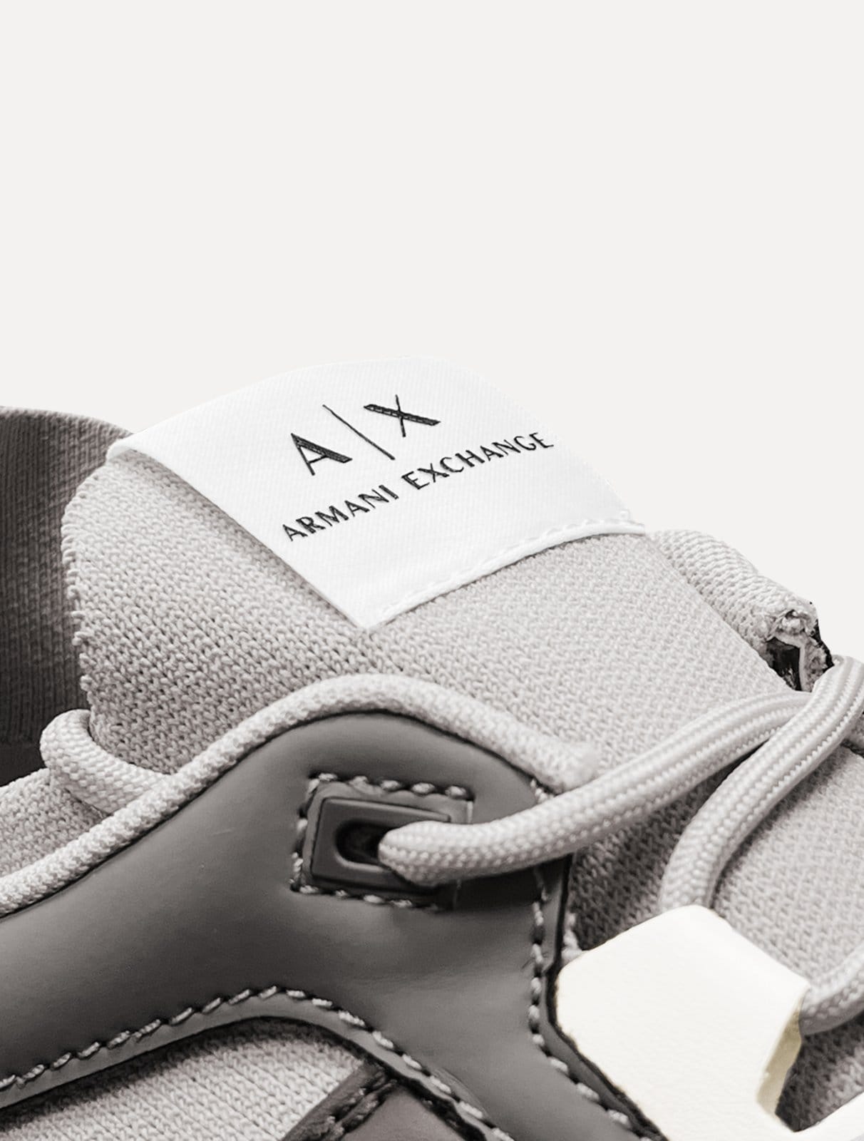 Vista 2 Tênis Armani Exchange Masculino Dusseldorf Cinza Armani Exchange preto