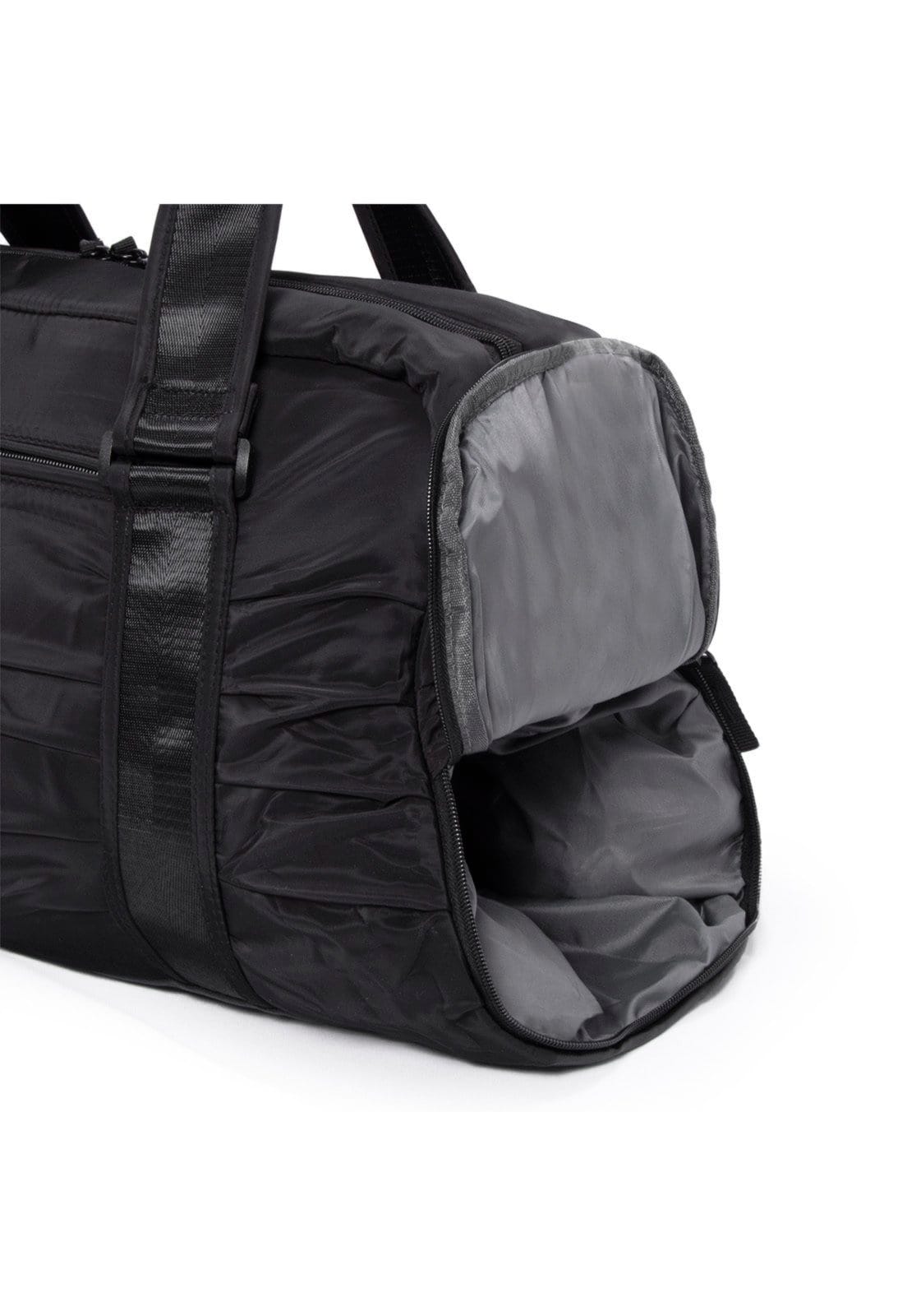 Vista 2 Bolsa Transversal Feminina Academia Viagem Espaçosa Reforçada Madami preto