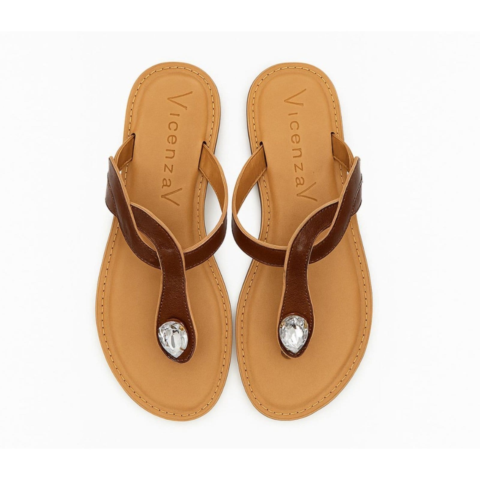 Vista 2 Rasteira Vicenza Vicenza marrom