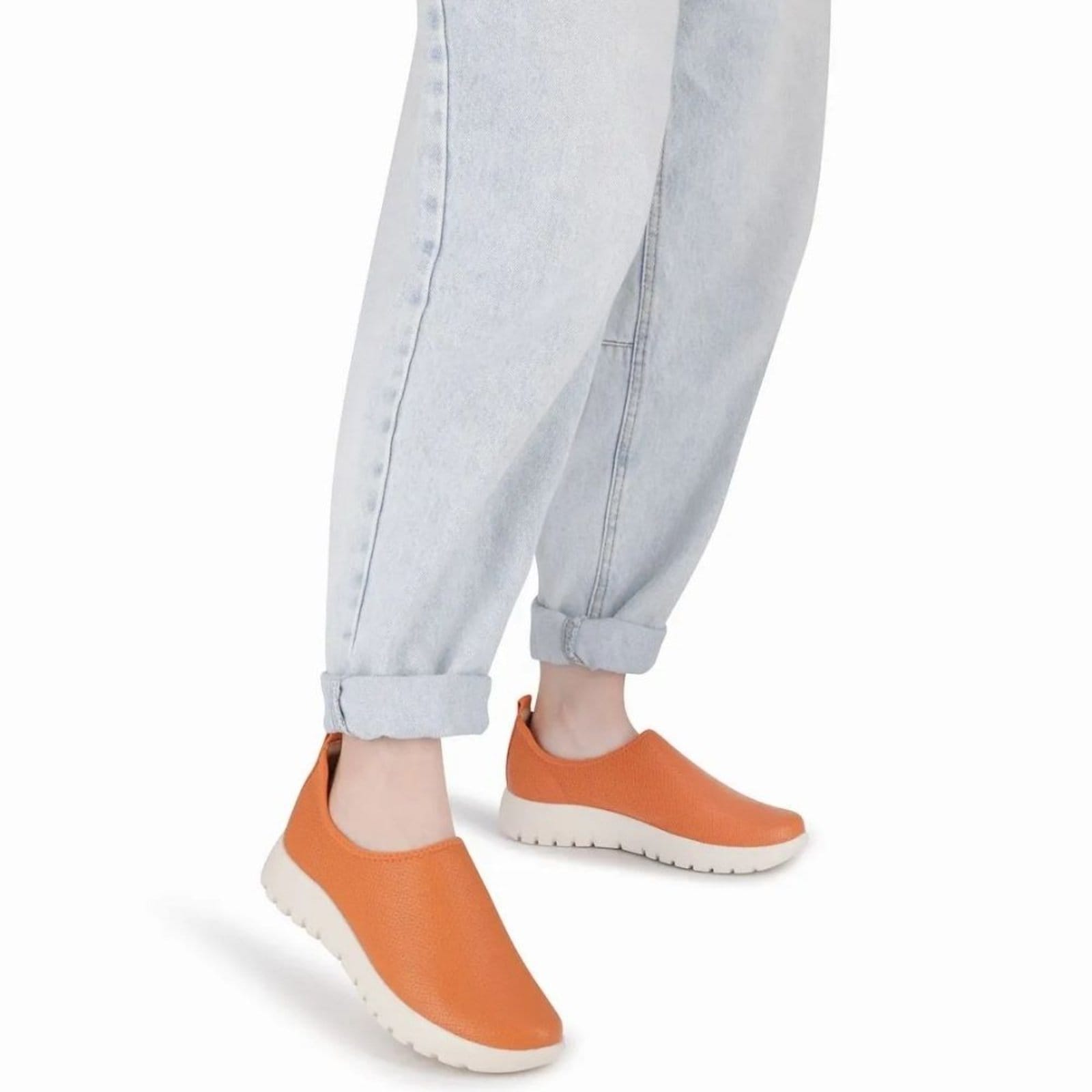 Vista 2 Tênis Casual Feminino Vicky Piccadilly 950032-9 Piccadilly laranja