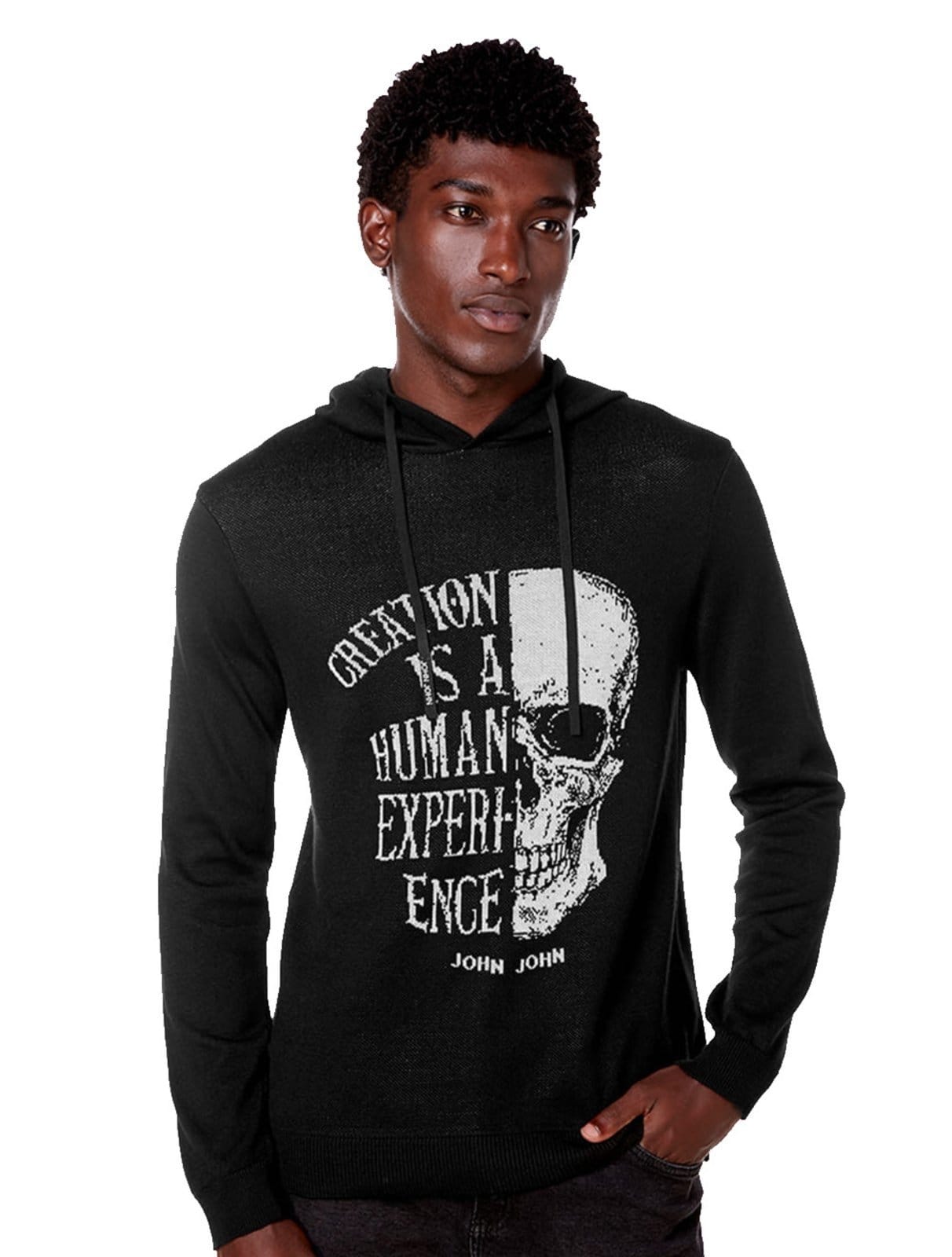 Tricot John John Masculino Side Skull