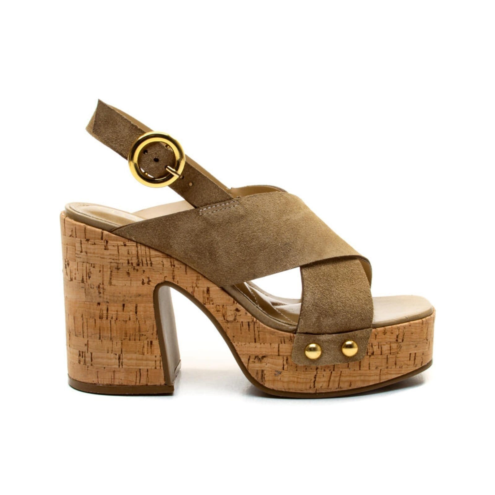 Sandália Plataforma Couro Cecconello 2741007-4