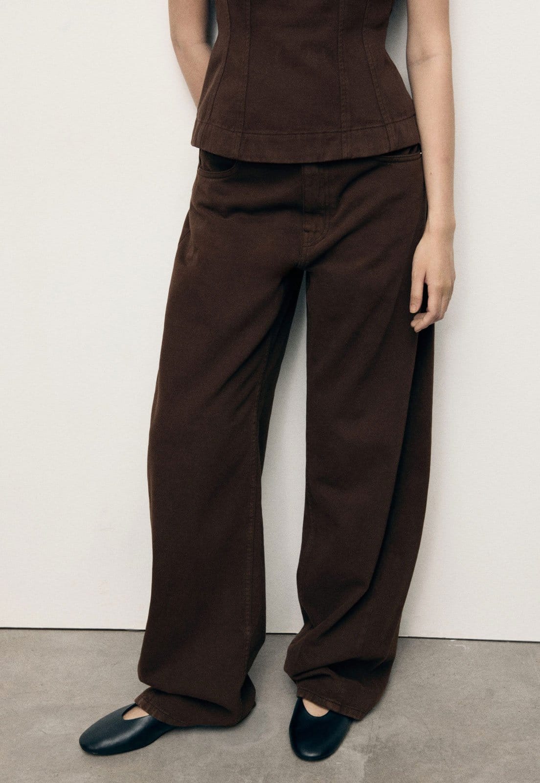 Calça Feminina Mango Charlot