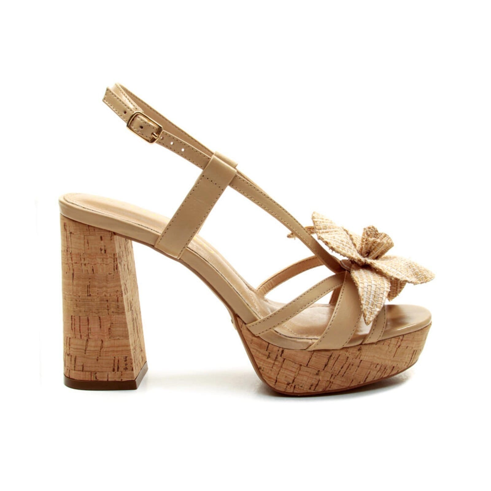 Sandália Couro Plataforma Cecconello 2809001-1