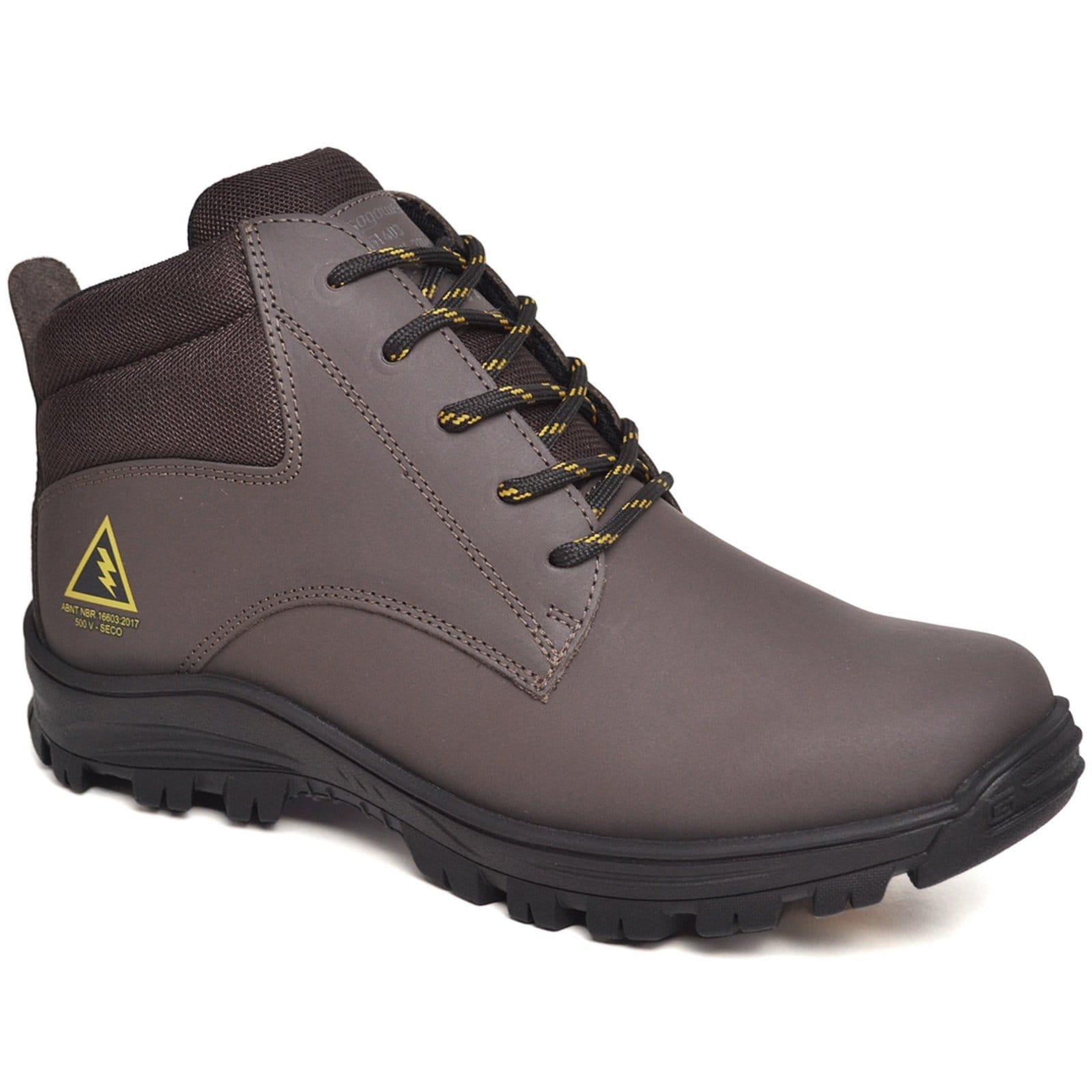 Bota Botina em Couro Emborrachado com C.A Laudo Eletricista Gogowear