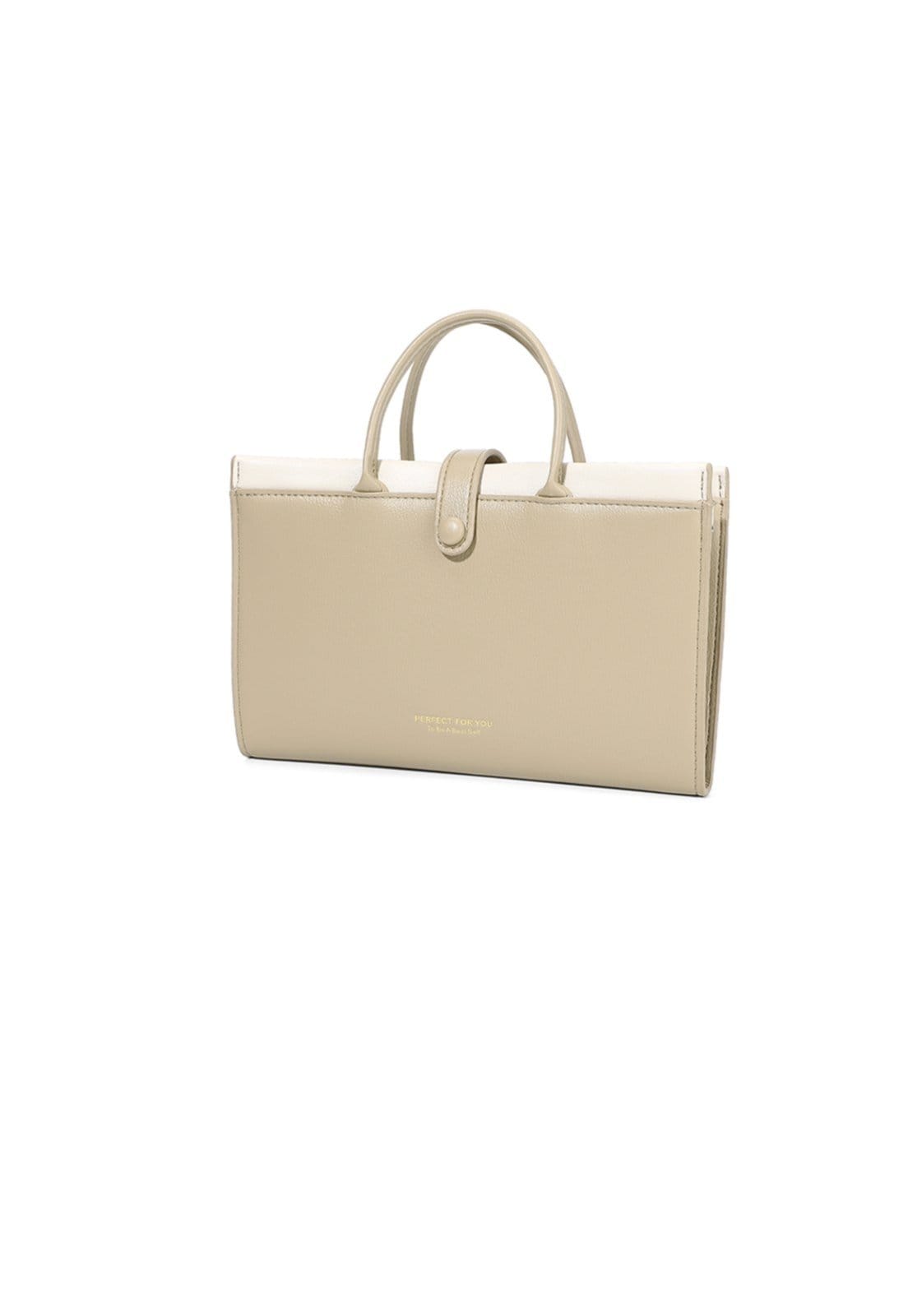 Vista 2 Bolsa Feminina Reforçada Moderna Perfect For You Original Perfect For You bege