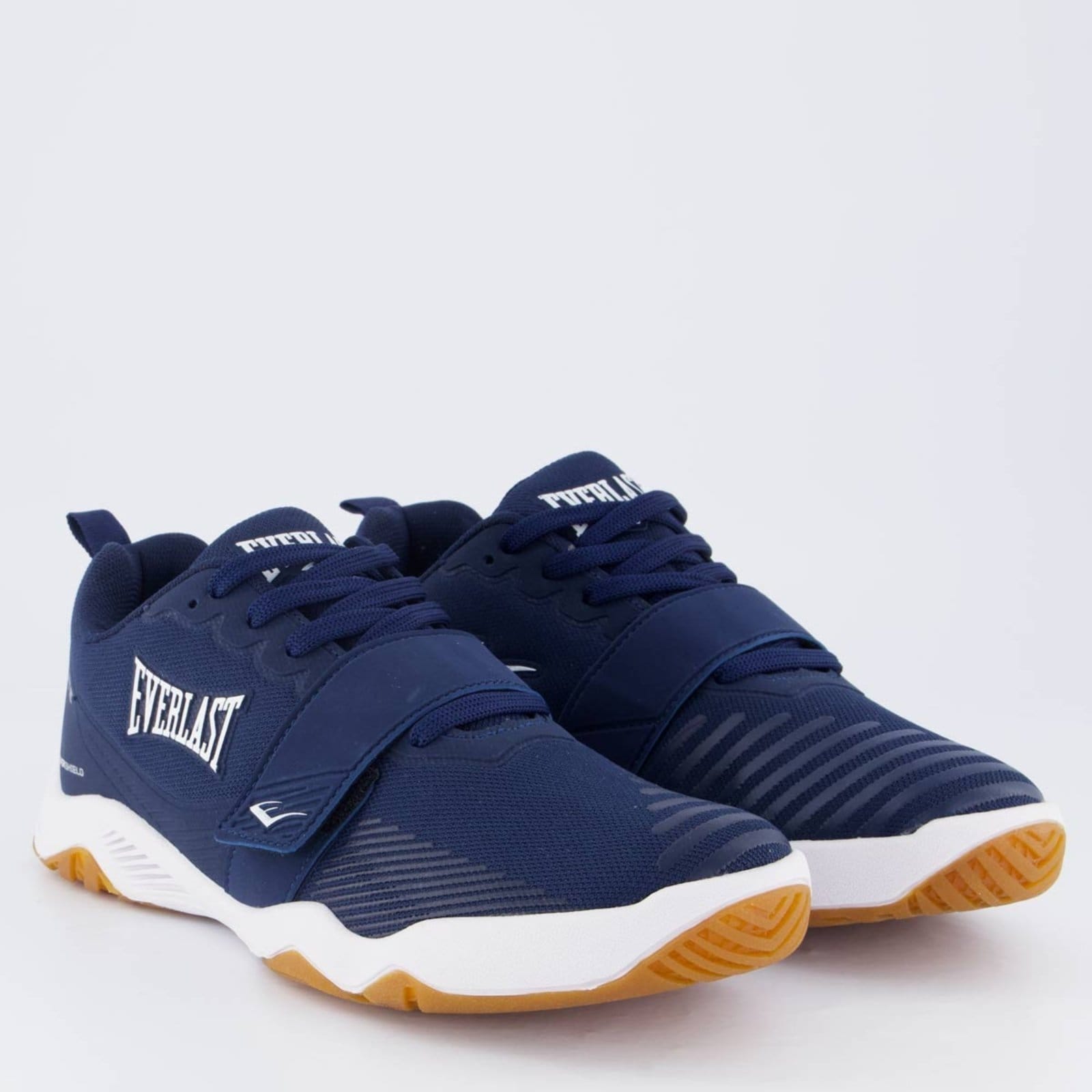 Vista 2 Tênis Everlast Elite Marinho e Branco Everlast azul marinho