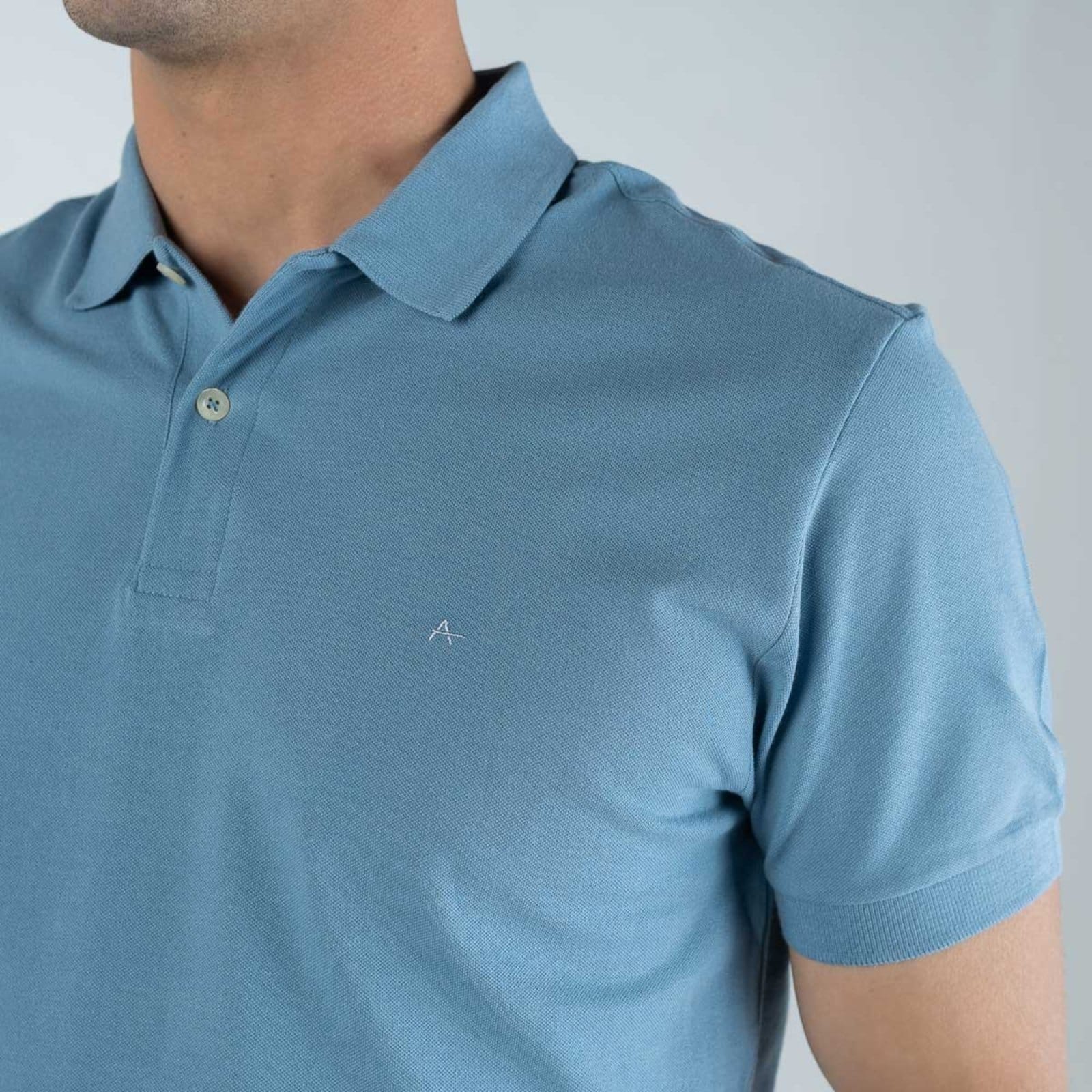 Vista 2 Camisa Polo Aramis Monocromático índigo Aramis azul índigo