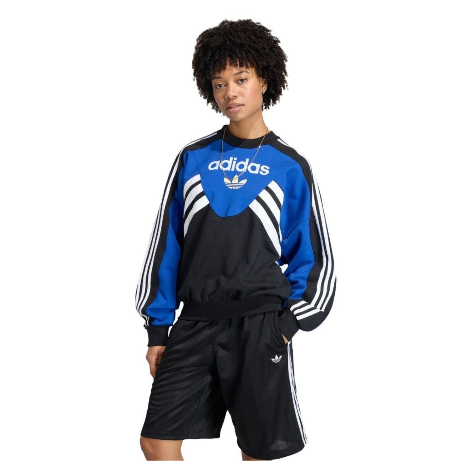 Moletom de GOLA REDONDA COM RECORTE adidas Originals