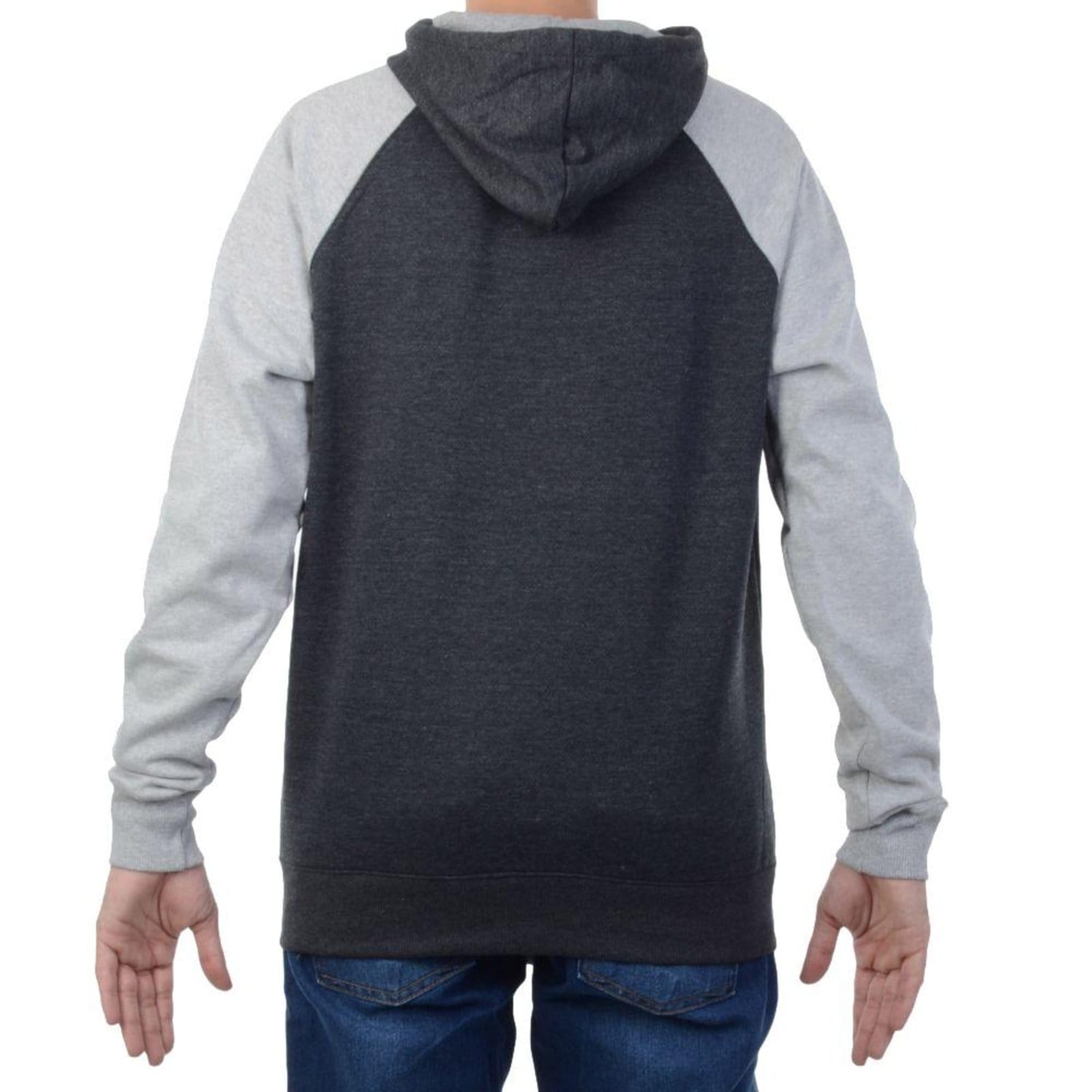 Vista 2 Moletom Hurley Canguru Points Masculino Mescla hurley cinza