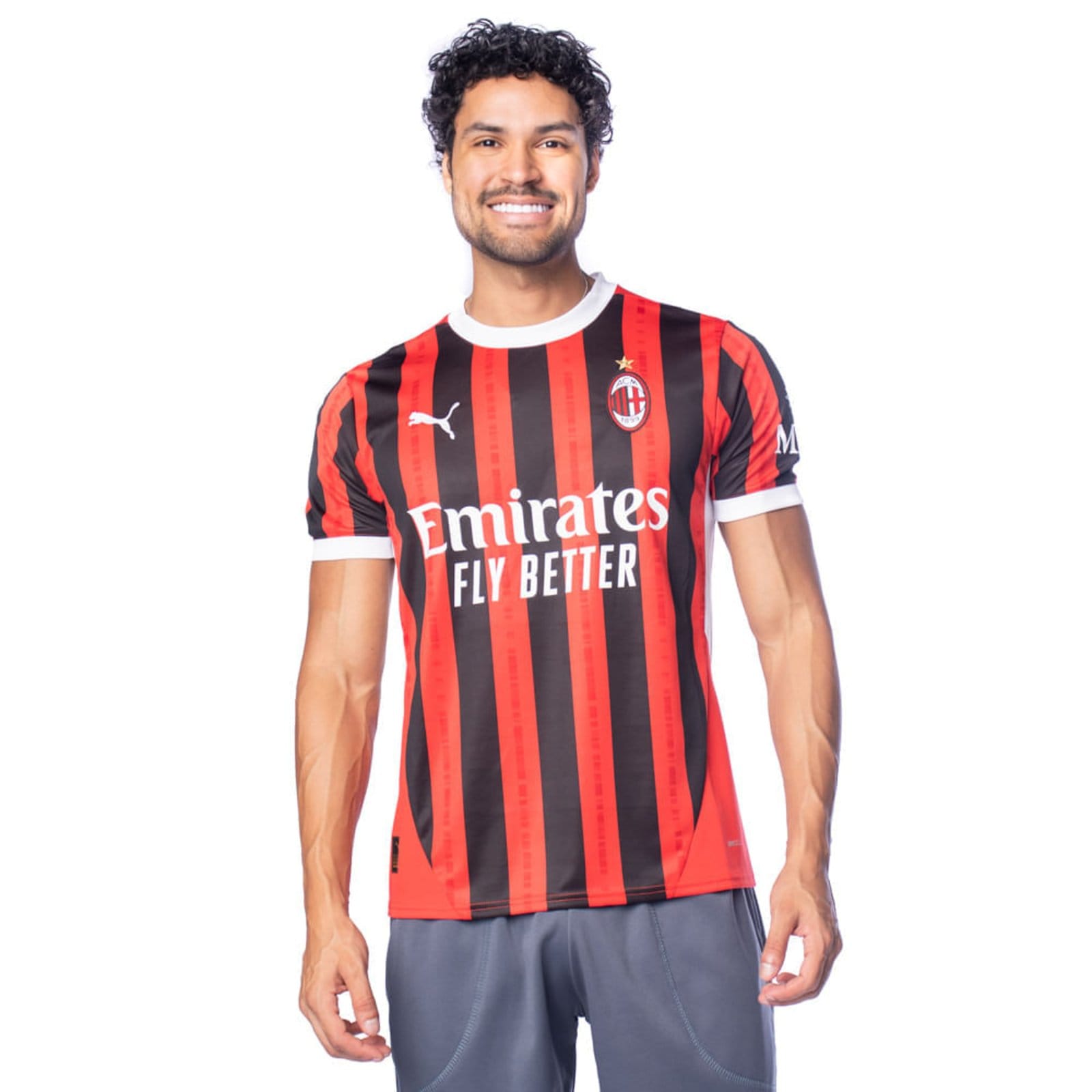 Camisa Masculina Puma AC Milan Preto