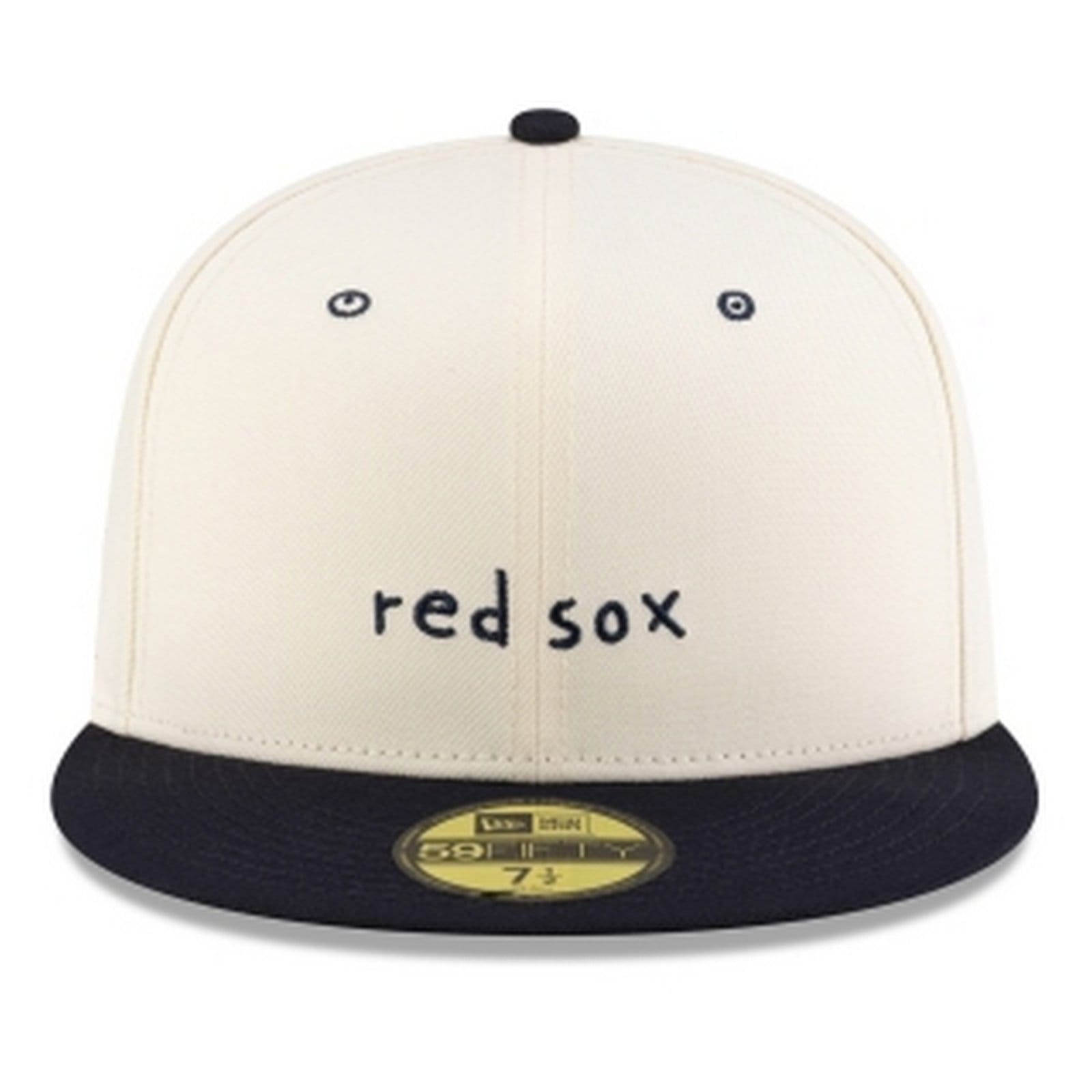 Vista 2 Bone New Era 59FIFTY Fitted Micah Johnson x Boston Red Sox Script MLB new era off-white red