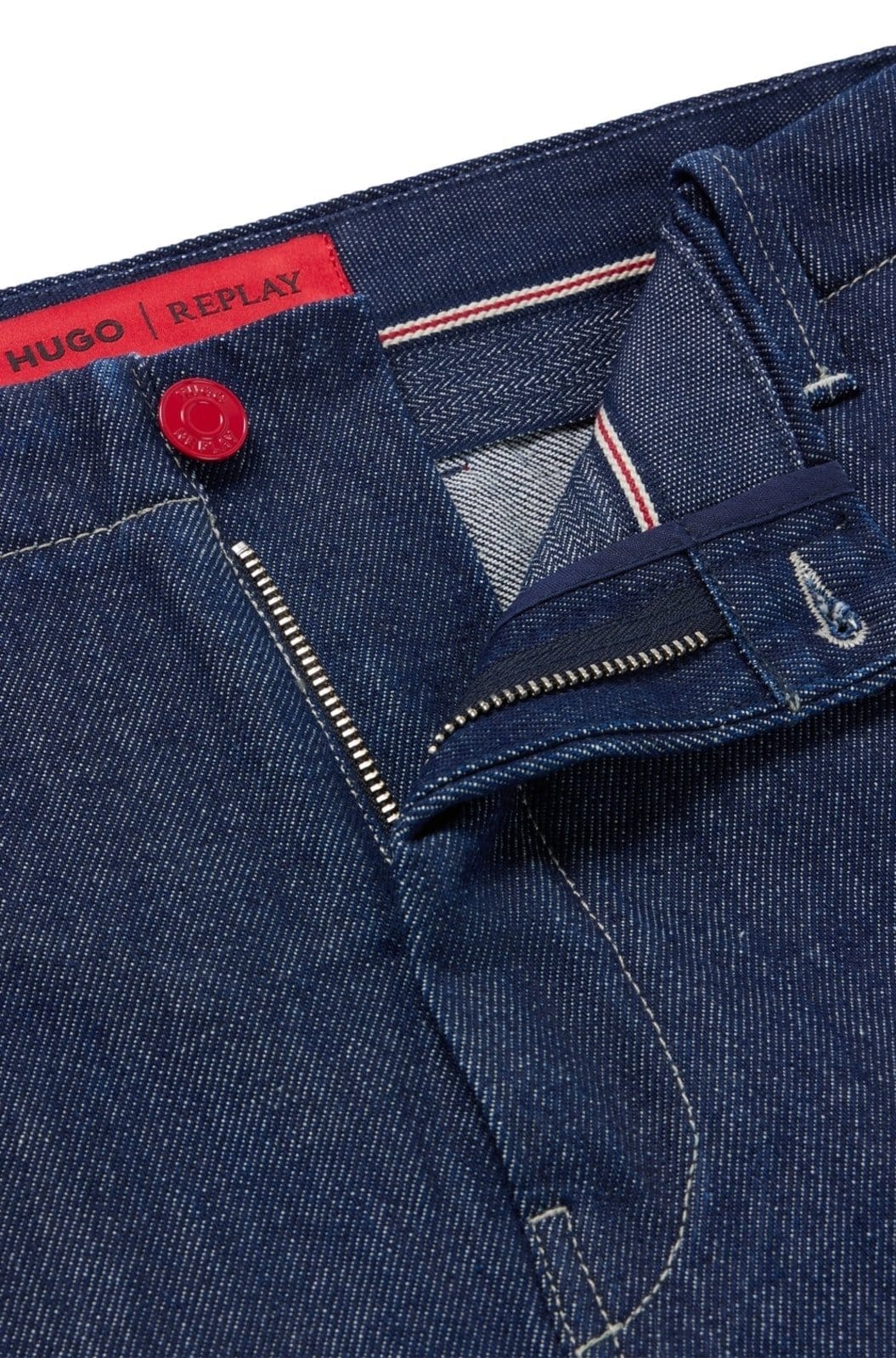 Calça Jeans Boyfriend Hugo X Replay Em Denim Stretch - 2