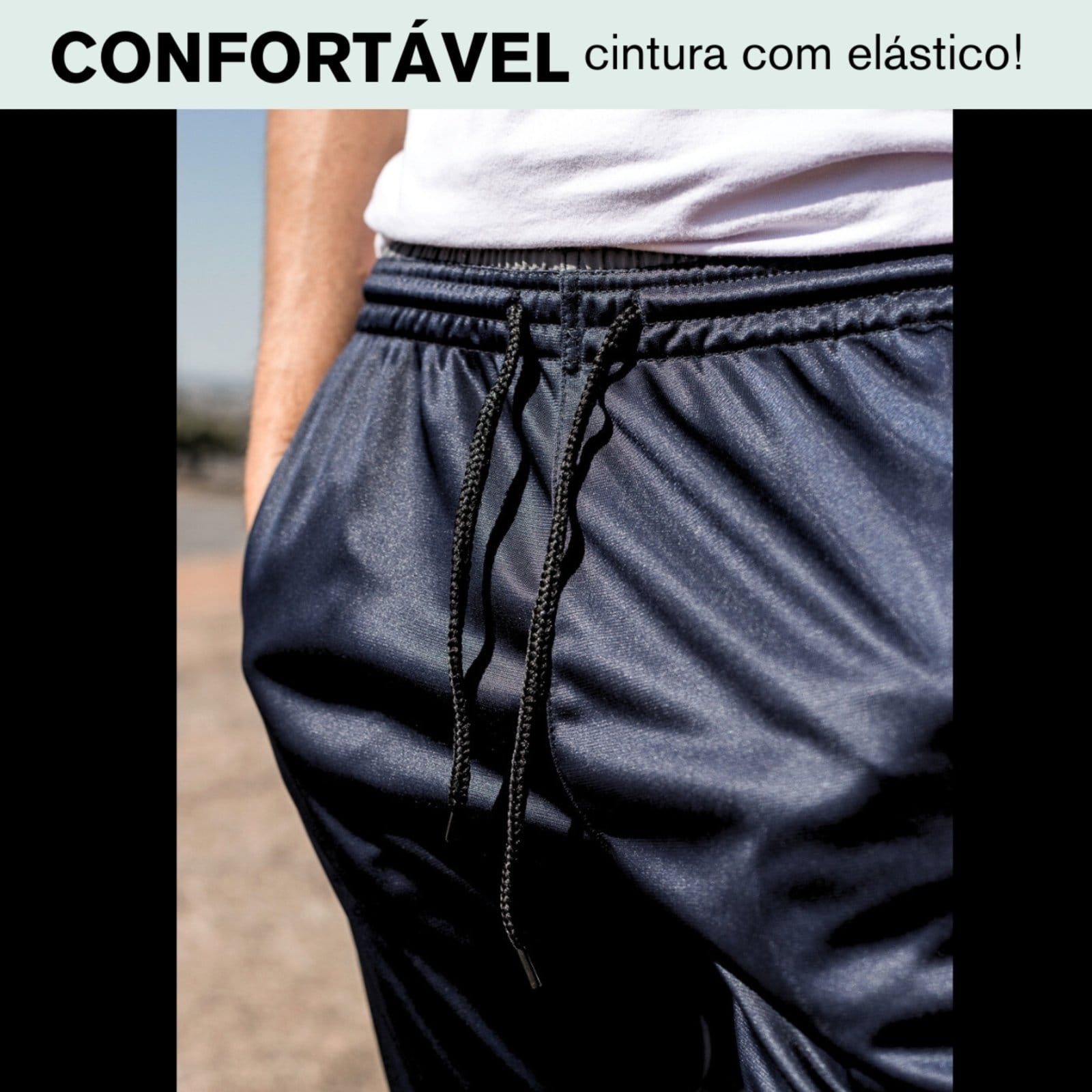 Calça KS Tecido Helanca Slim Premium Academia Estilosa Flanelada
