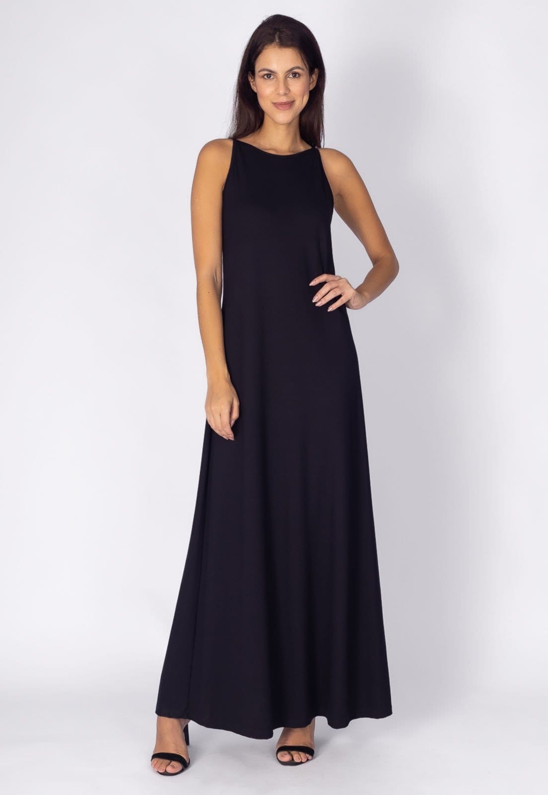 Vestido Longo Amazonia Vital Malha Trapézio