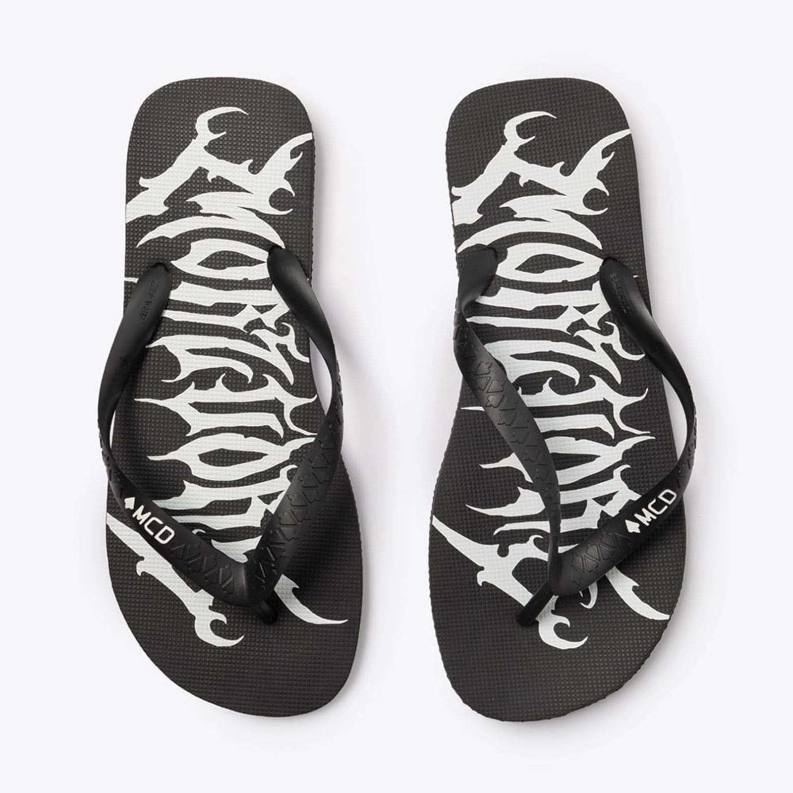 Vista 2 Chinelo De Dedo MCD Cali More Core MCD preto