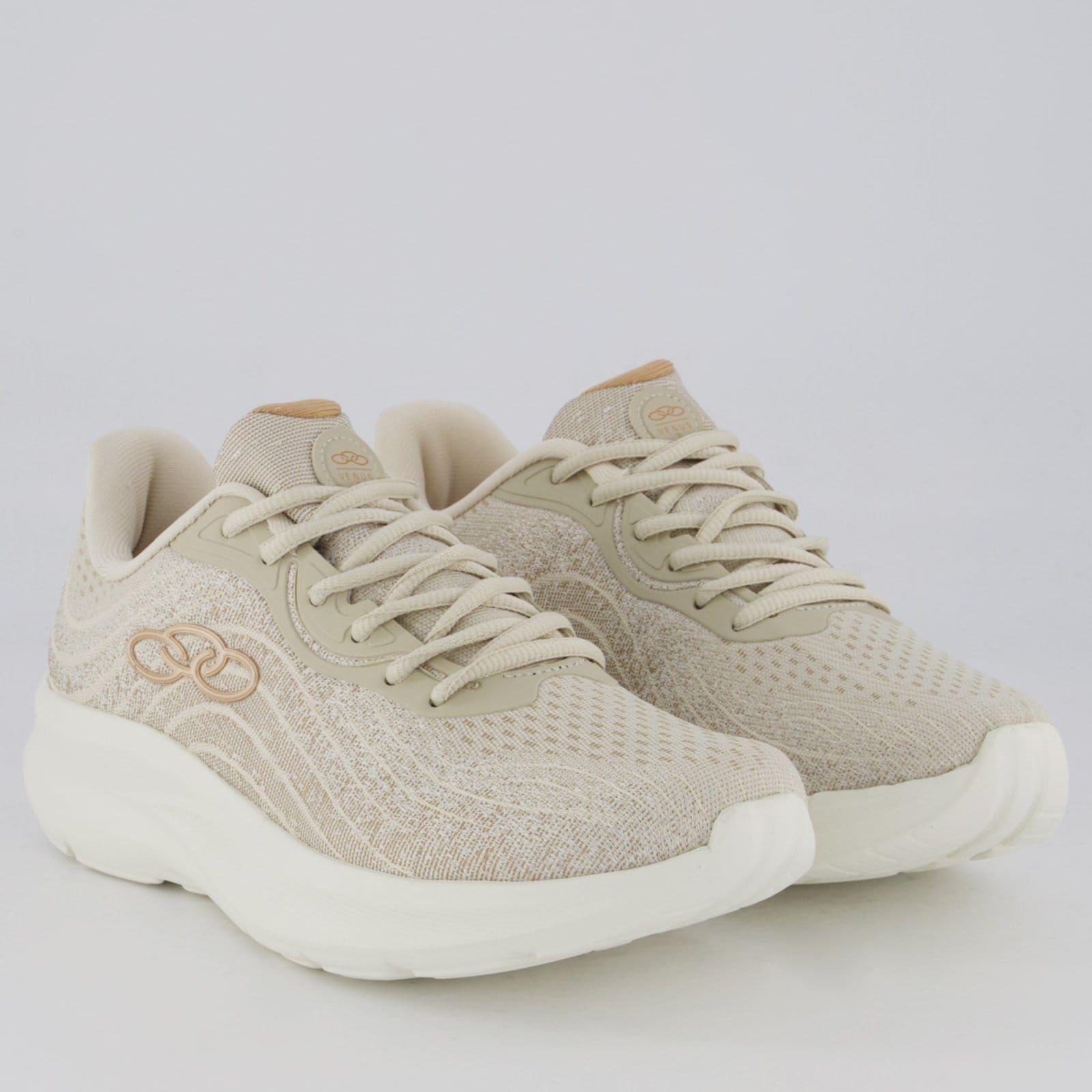 Vista 2 Tênis Olympikus Venus 3 Feminino Off White OLYMPIKUS cinza white