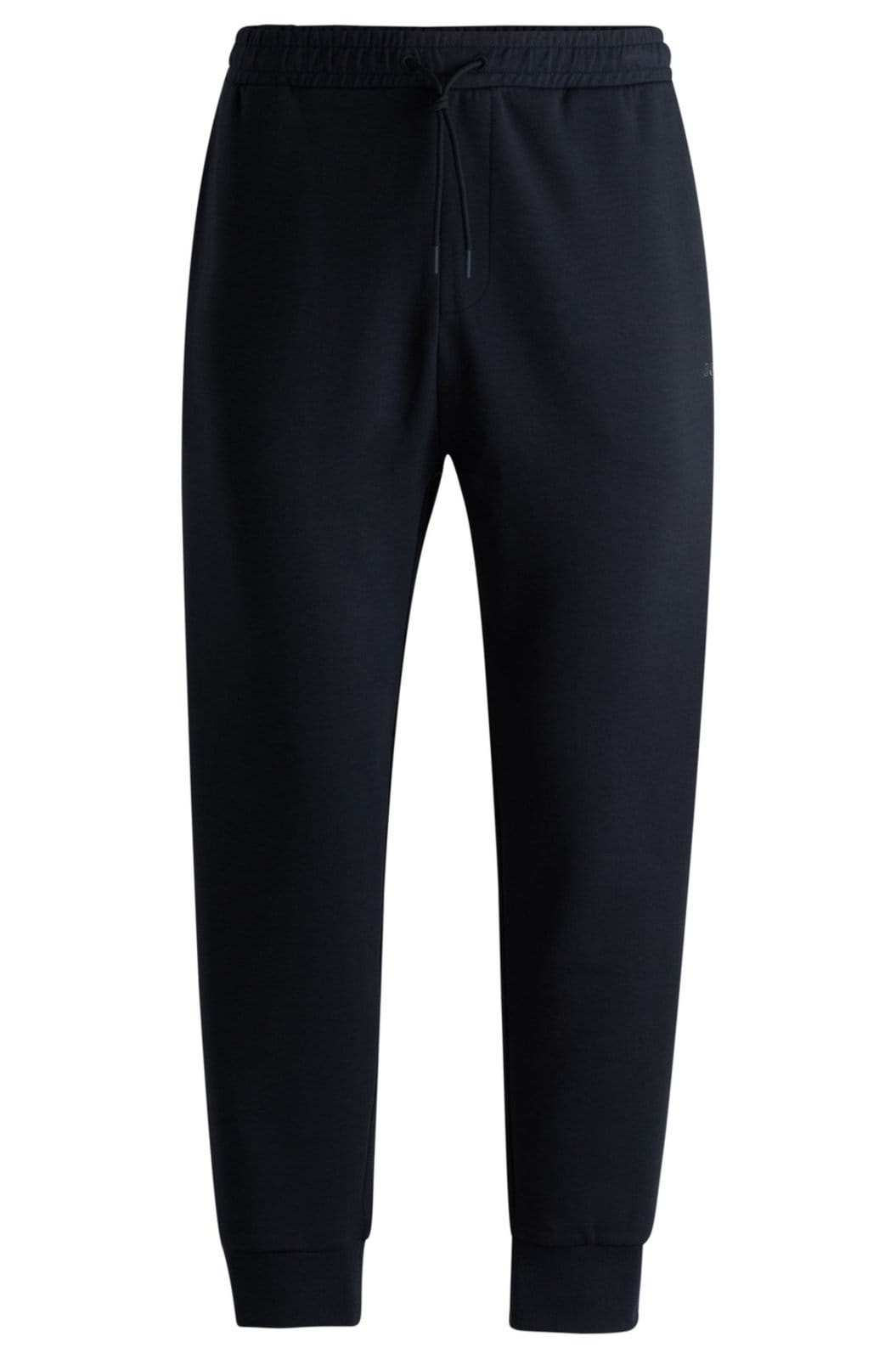 Calça De Treino Em Algodão Elástico Com Estampado De Logo