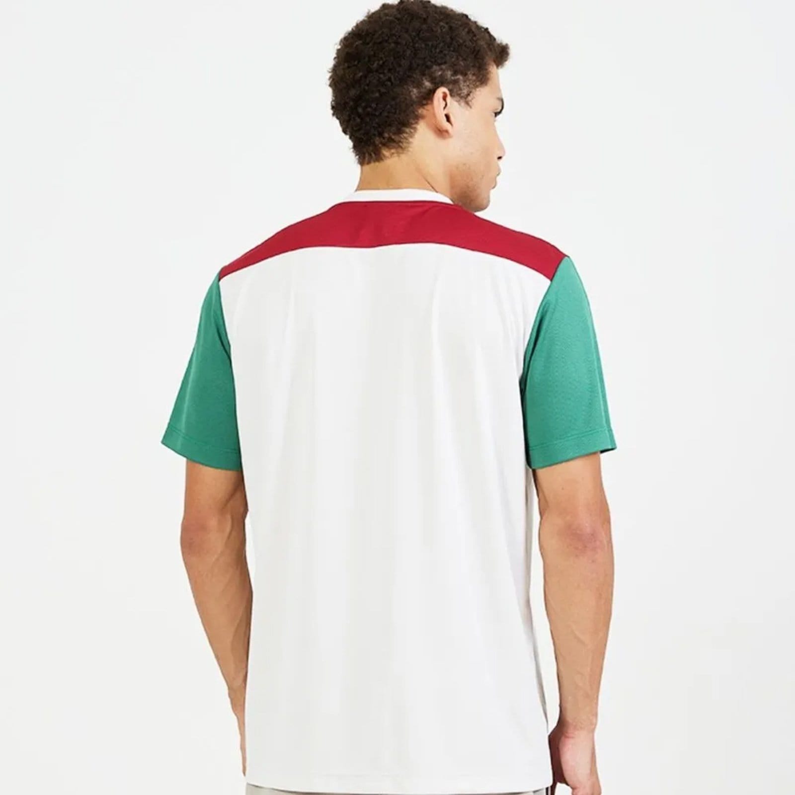 Vista 2 Camisa Fluminense Pulsar Off White e Bordô braziline branco white