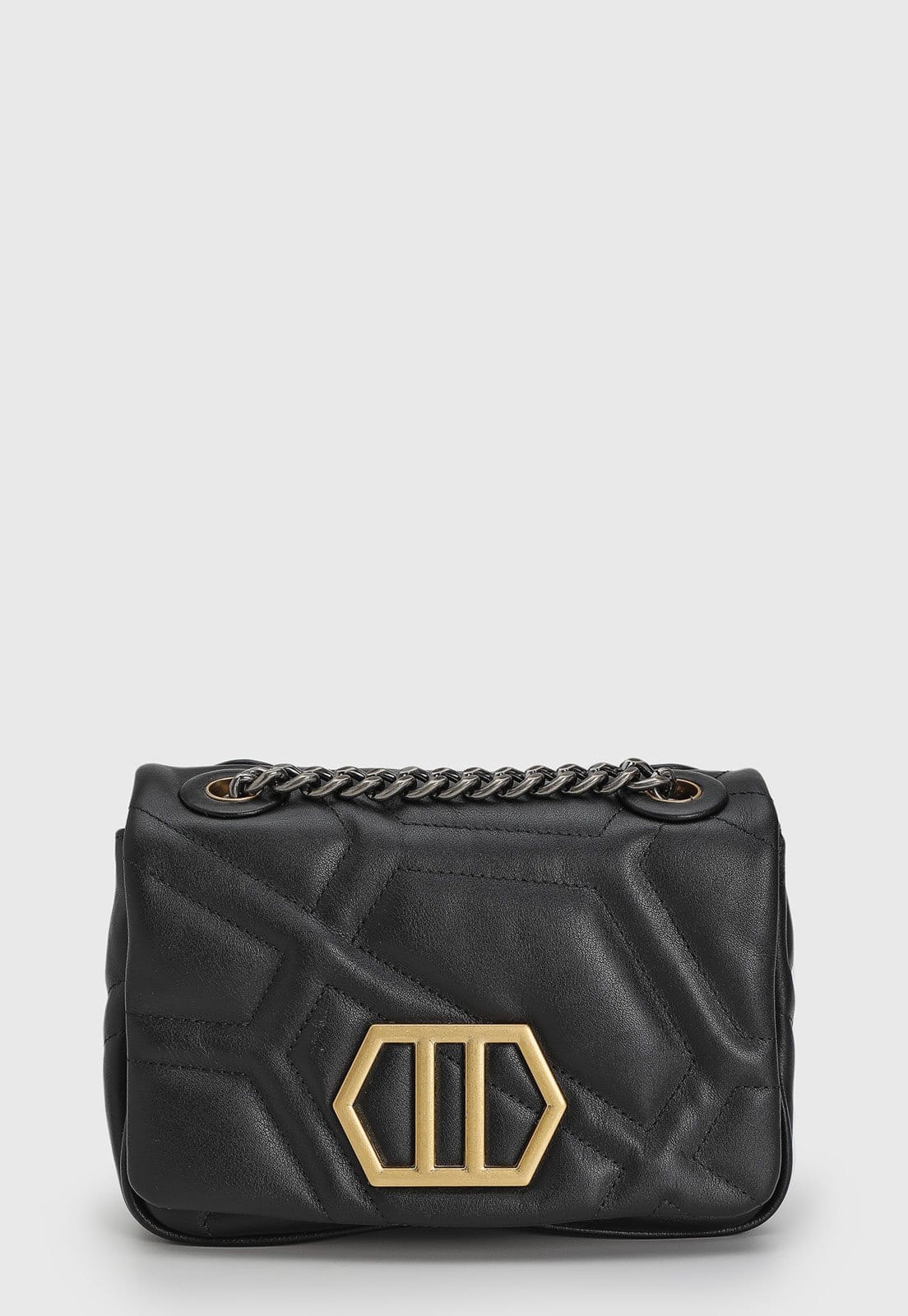 Bolsa Feminina Arezzo Média Matelassê Preta