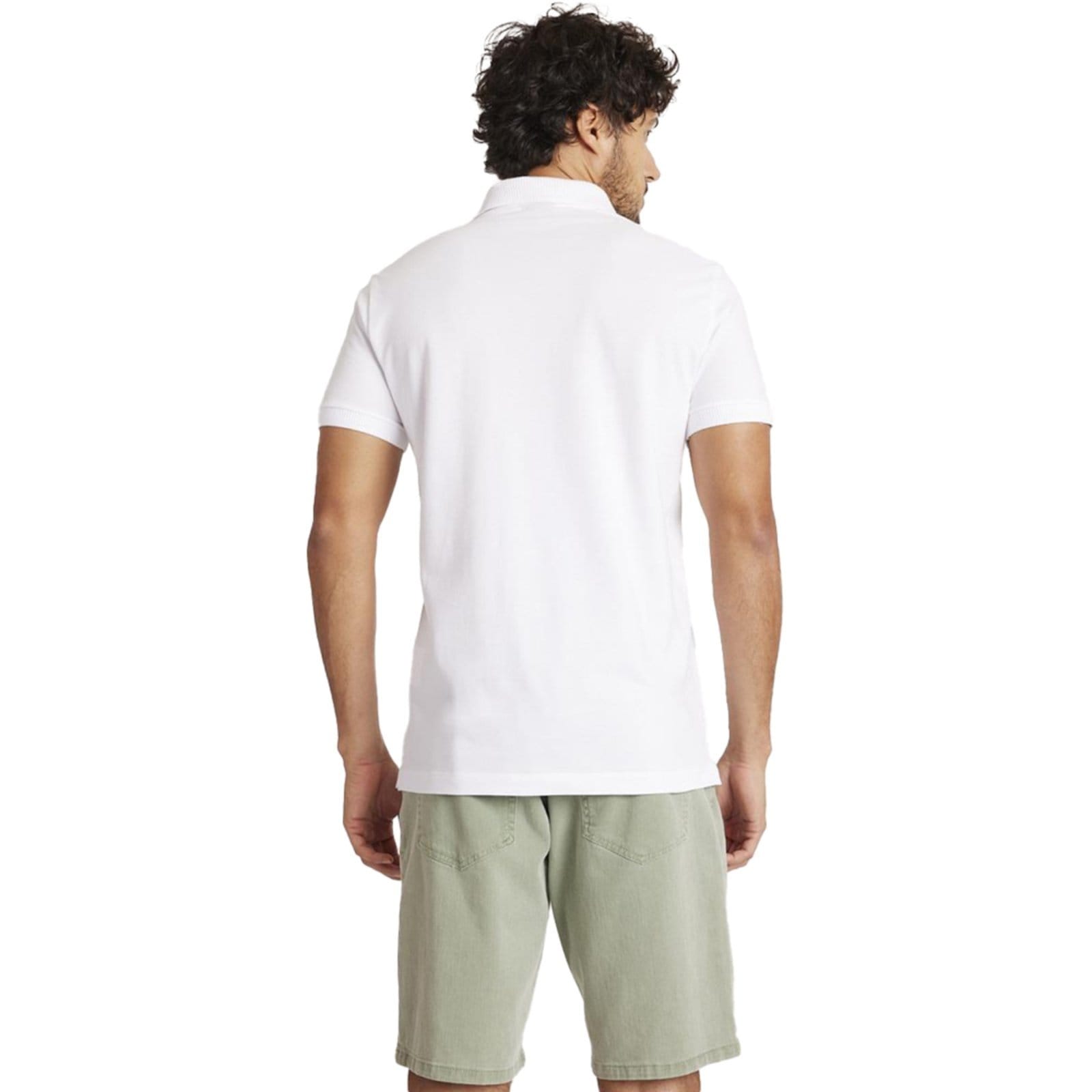 Vista 2 Camisa Polo Aramis Piquet Canelada VE24 Off White Masculino Aramis amarelo white