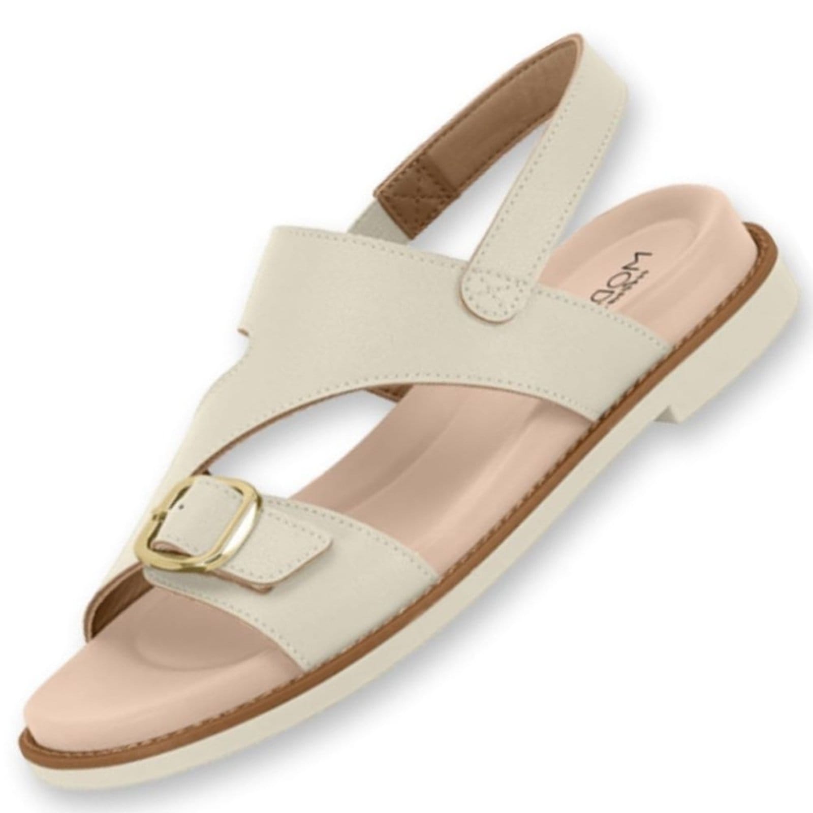 Vista 2 Sandalia Modare 7205.110 Feminina BR SPORTS off-white