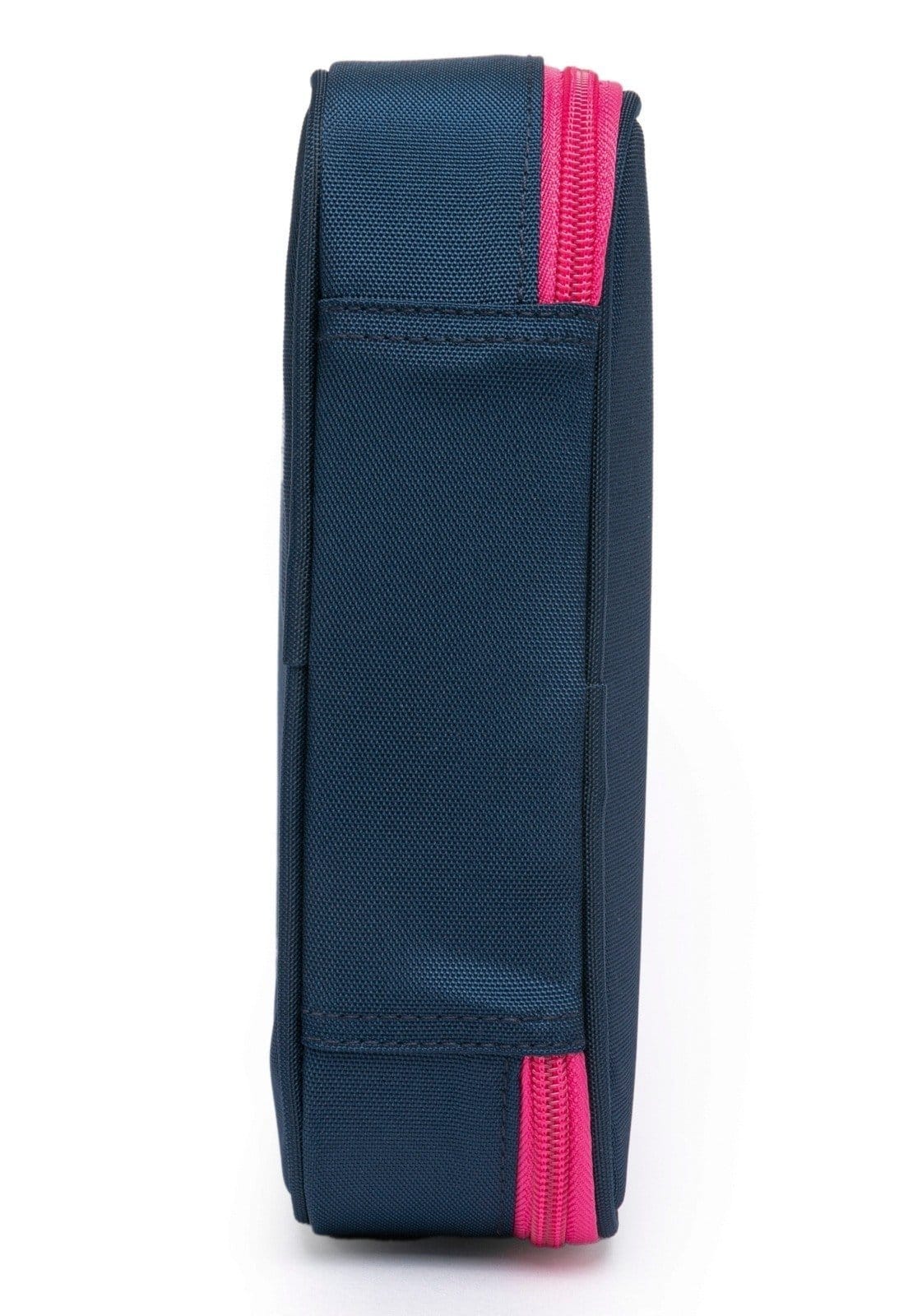 Vista 2 Estojo Hang Loose Escolar Feminino Espaçosa Reforçada Hang Loose azul/pink