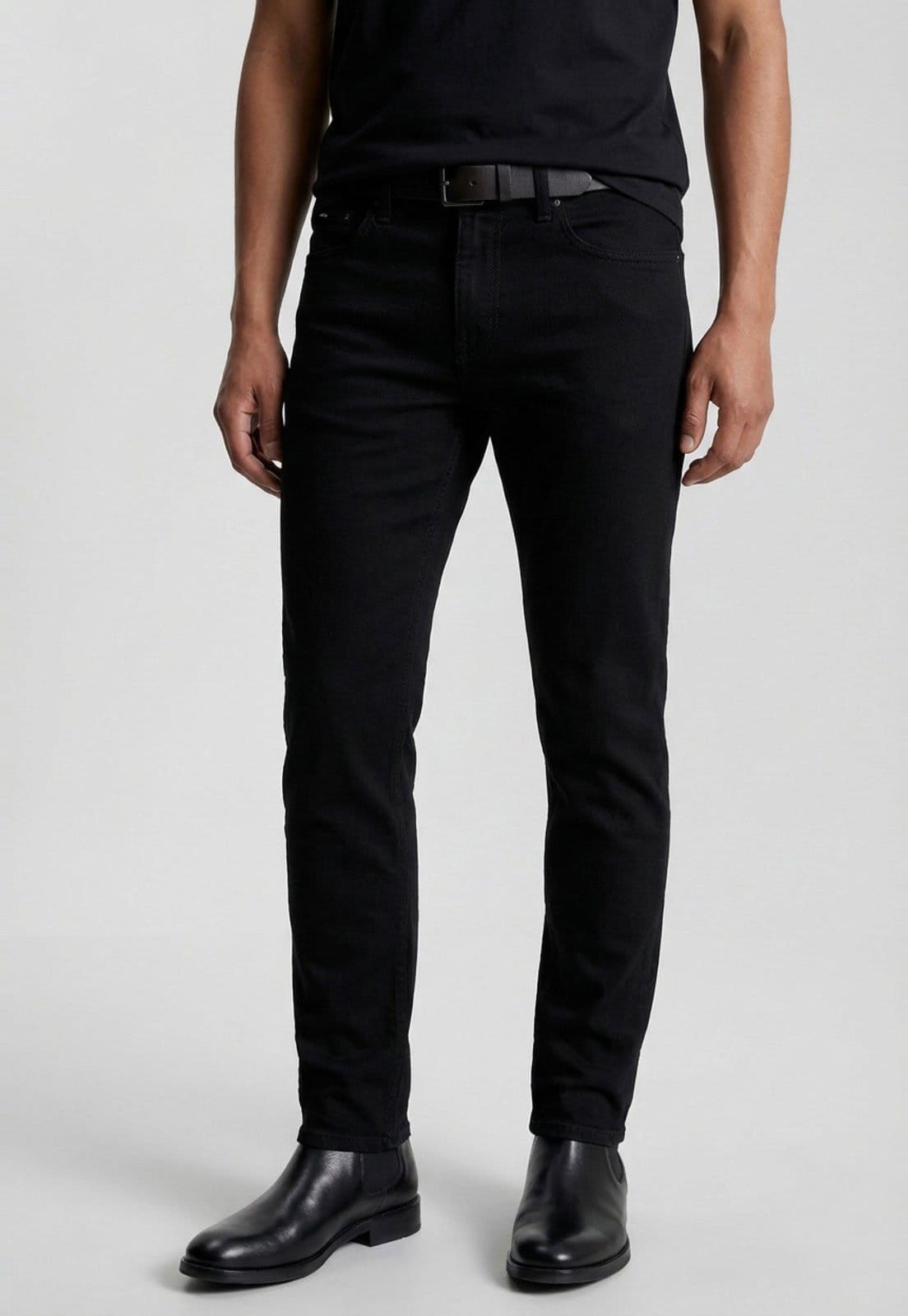 Calça Jeans Calvin Klein Jeans Slim Color Five Preta