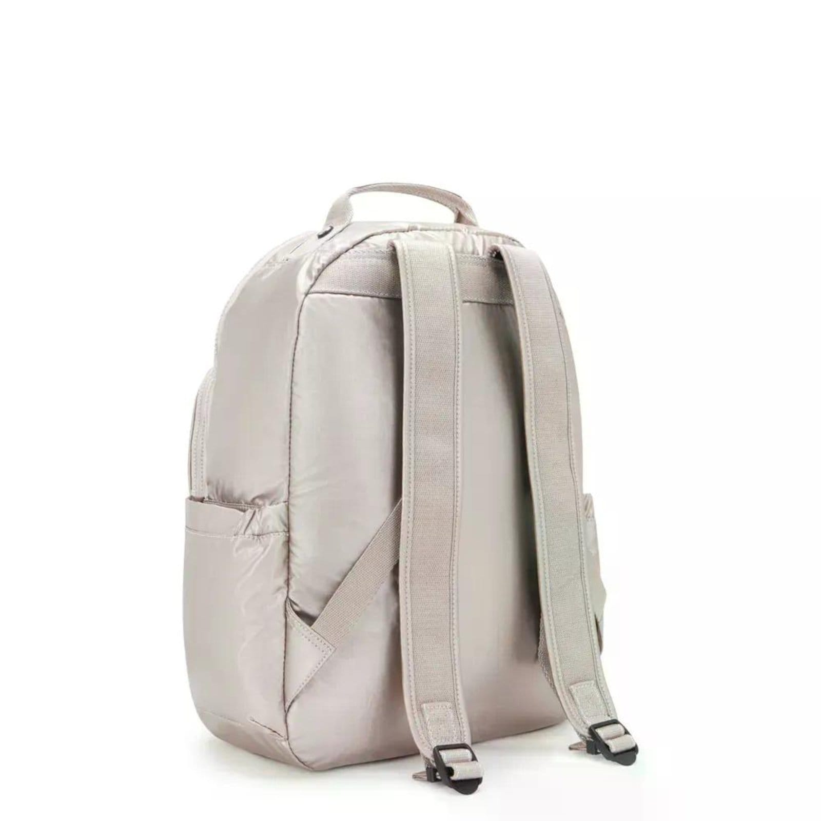 Vista 2 Mochila Kipling Seoul Metallic Glow Rosê Kipling bege metallic