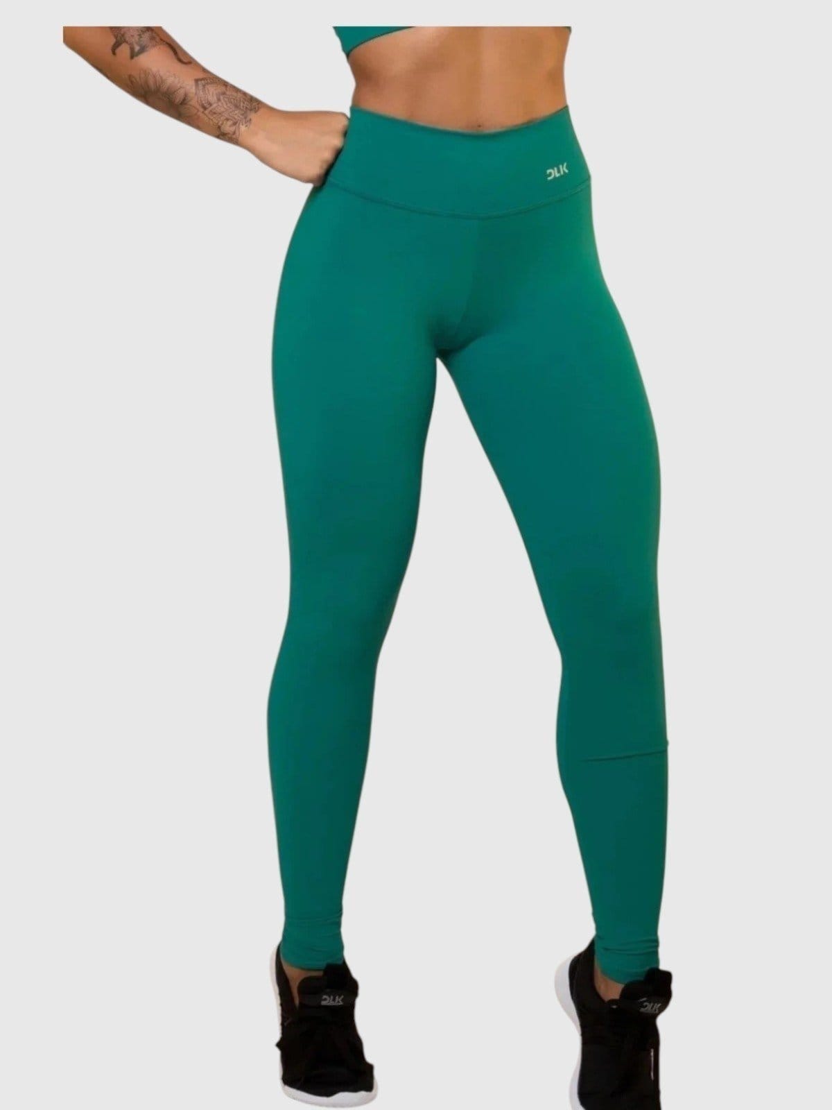 Vista principal Calças Legging Academia D Bell Outlet Fashion Fitness D BELL OUTLET FASHION verde