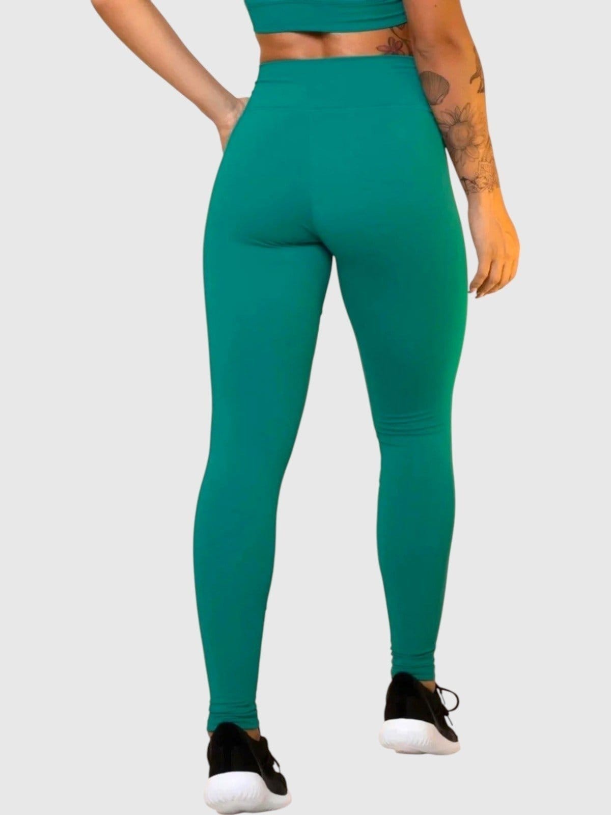 Vista 2 Calças Legging Academia D Bell Outlet Fashion Fitness D BELL OUTLET FASHION verde