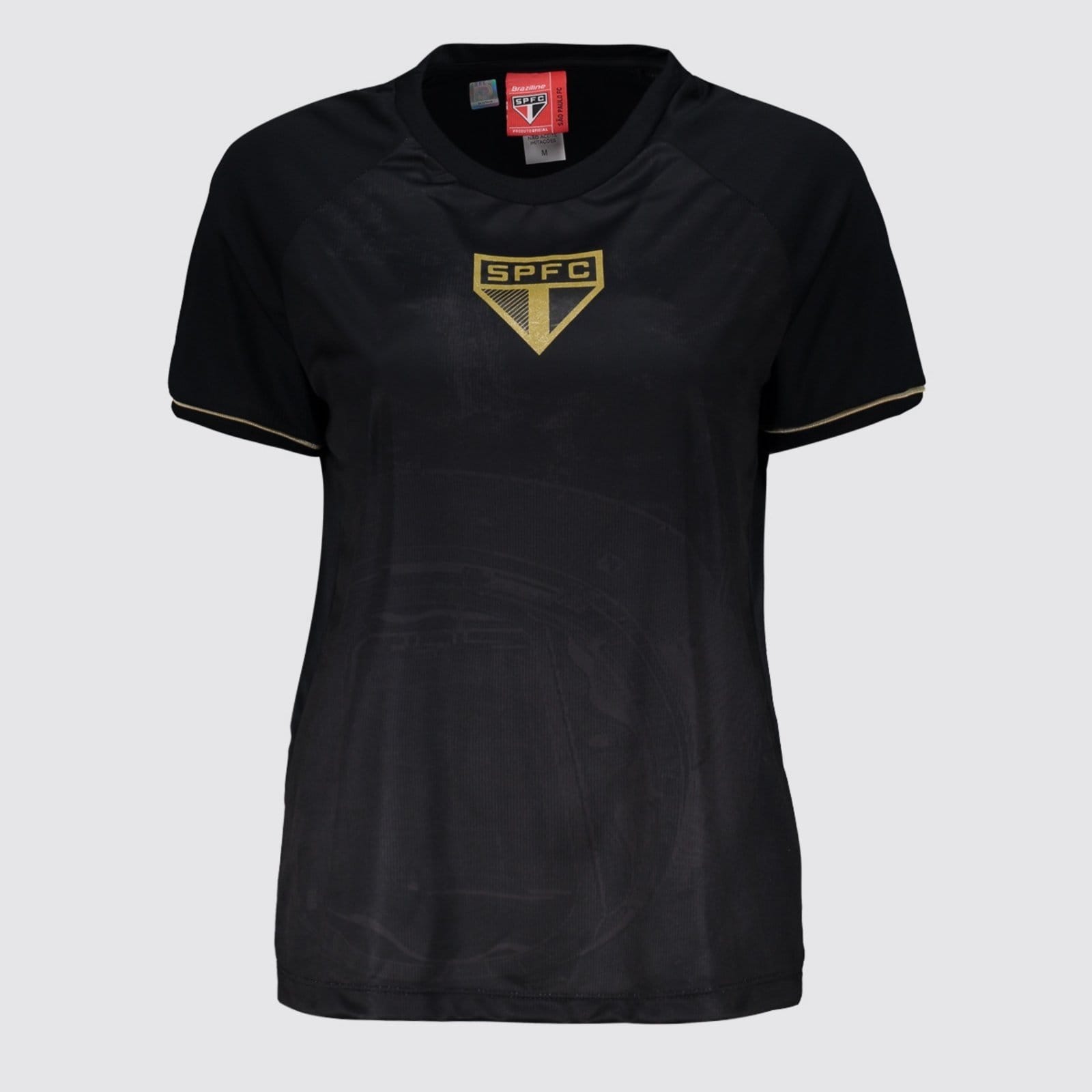 Camisa São Paulo Frequência Feminino Preta