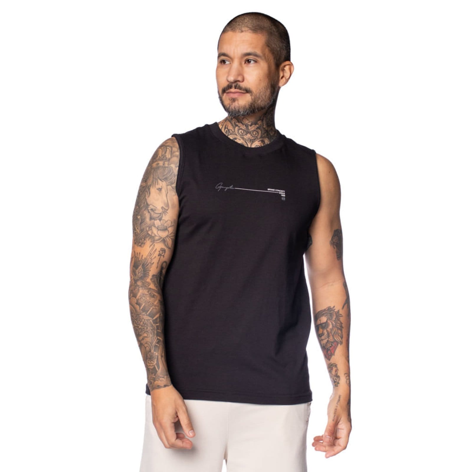 Regata Masculina Gangster Lettering Grafismos