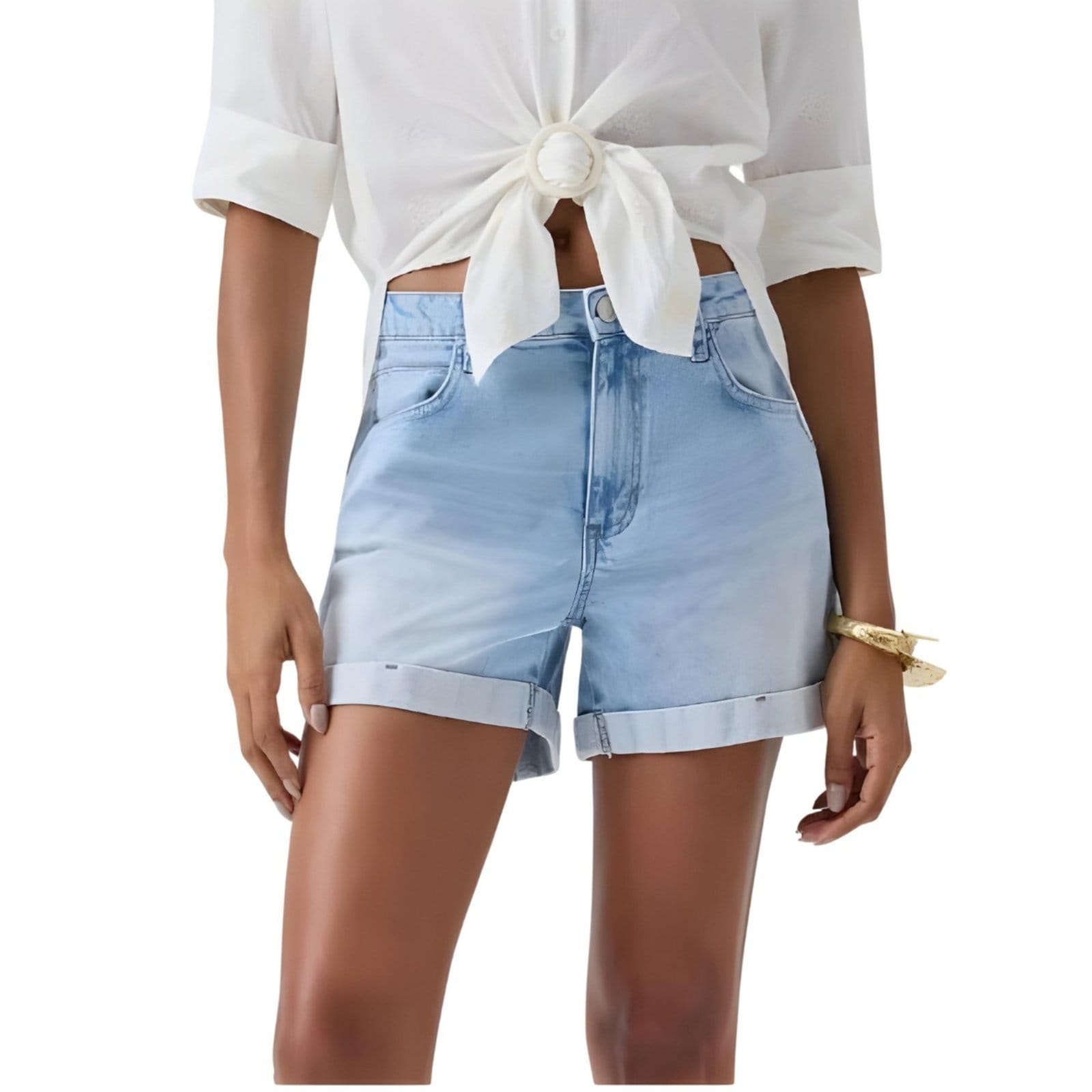 Shorts Boyfriend Claro