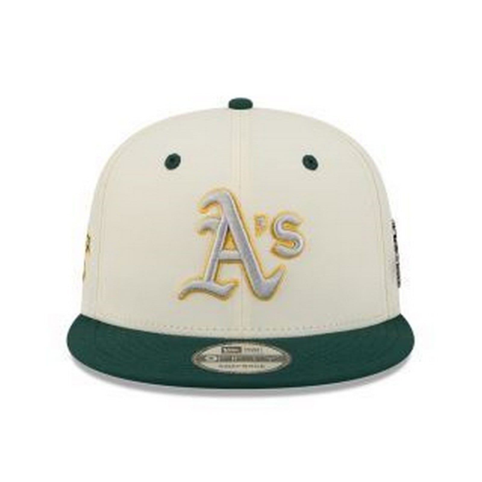 Vista 2 Boné New Era 9FIFITY Oakland Athletics MLB Preto new era off-white