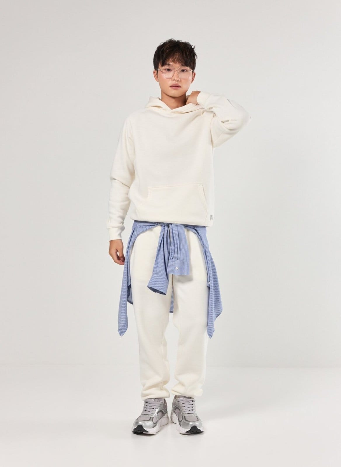 Calça De Moletom Com Elástico