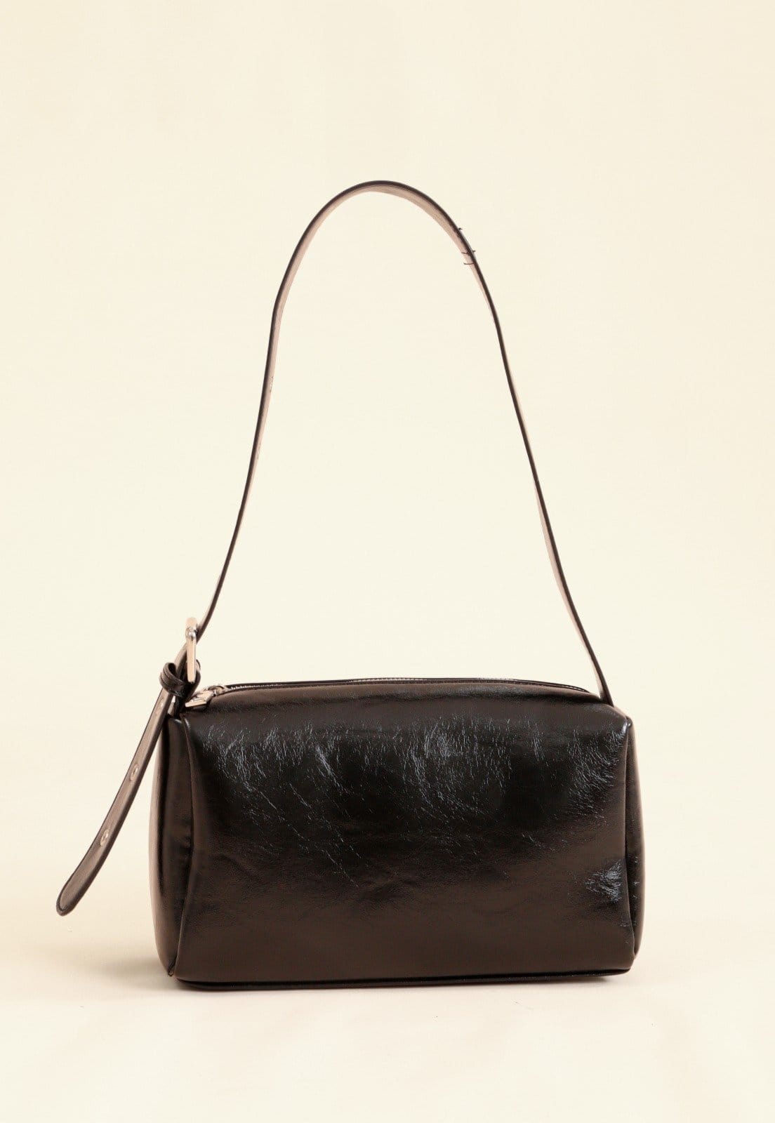 Vista 2 Bolsa Bowling Pop Me Média Com Alça E Fivela Pop Me preto