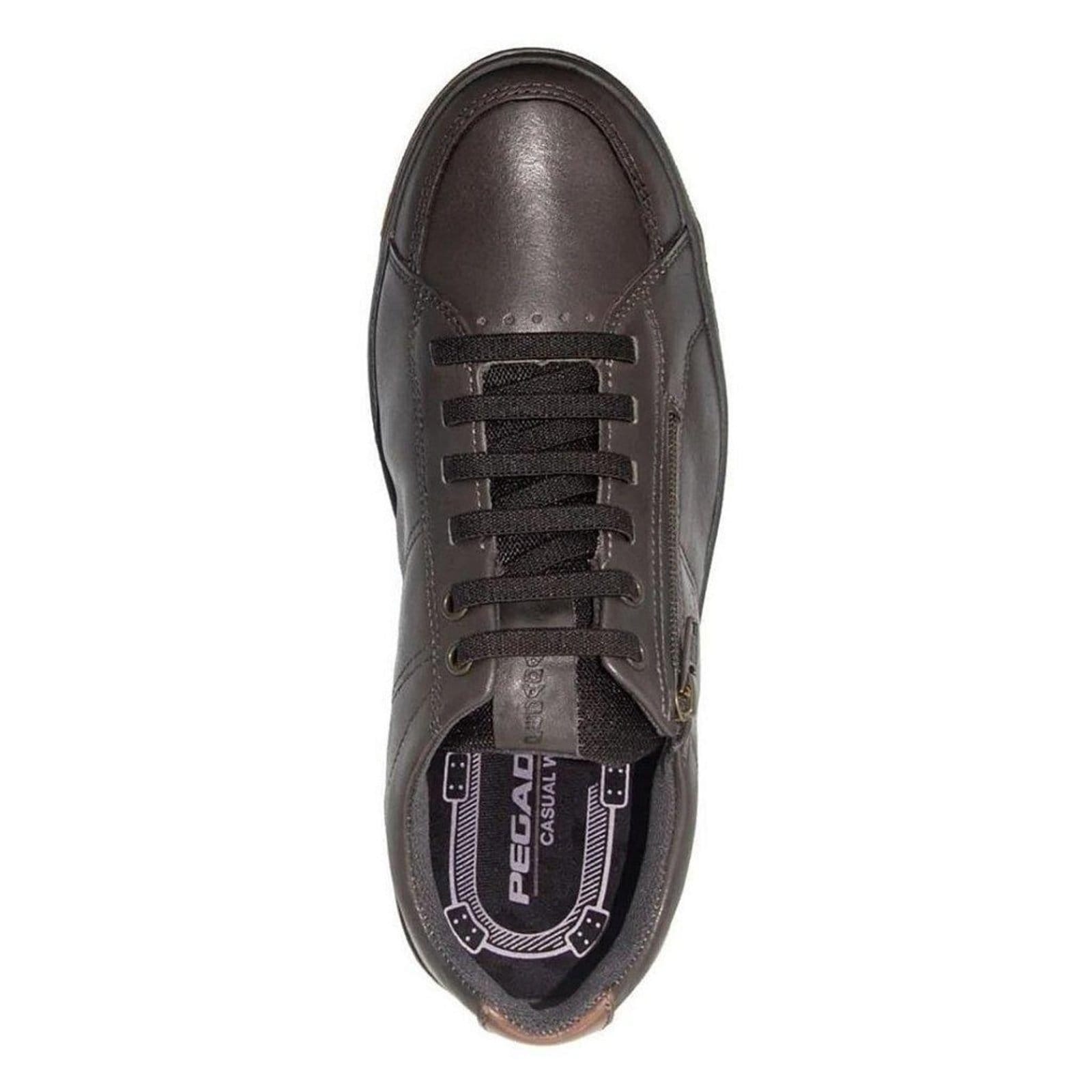 Vista 2 Tenis Sapatênis Pegada Stretch Zíper Masculino Dark PEGADA marrom