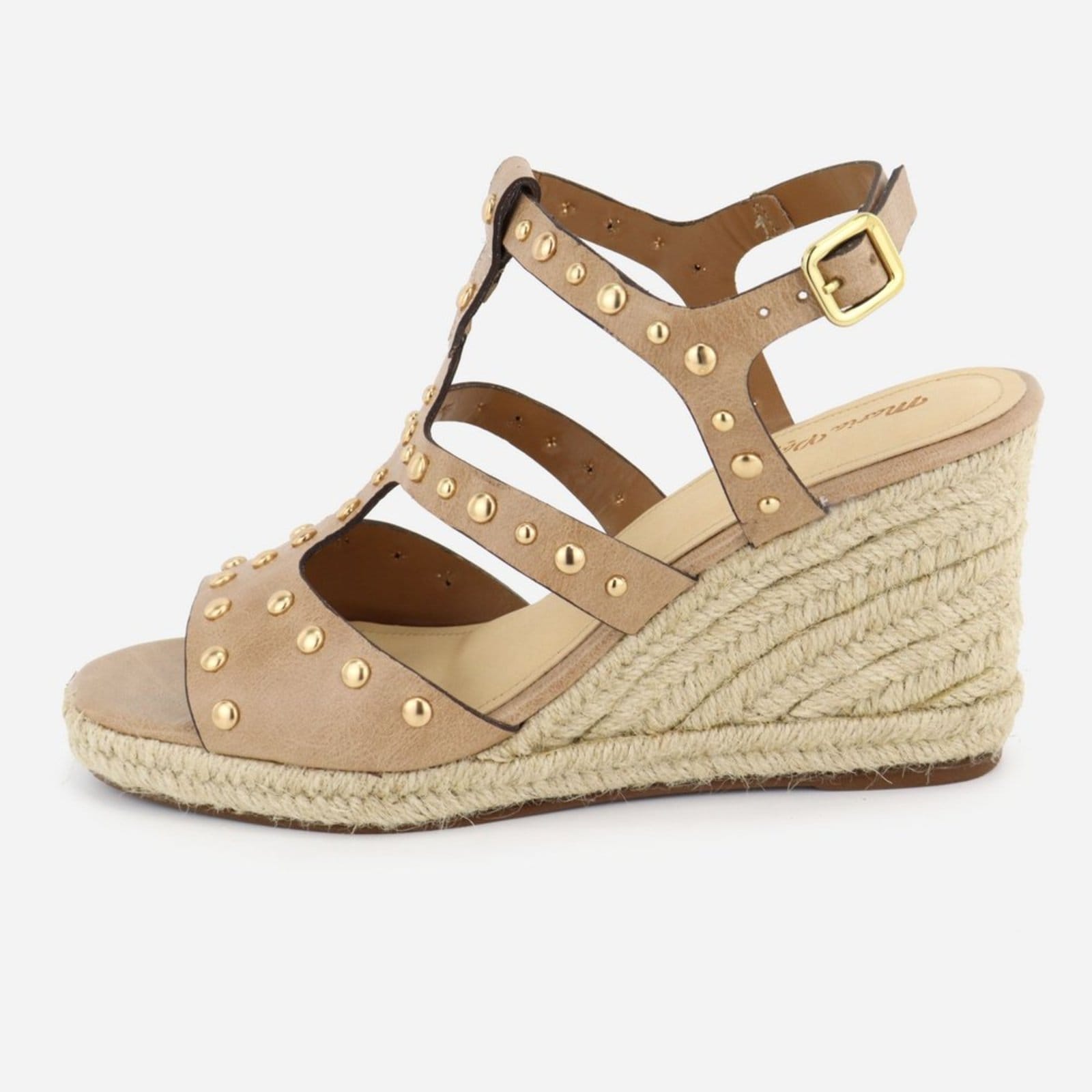 Tamanco Hotfix Corda Maria Paula Couro Feminino