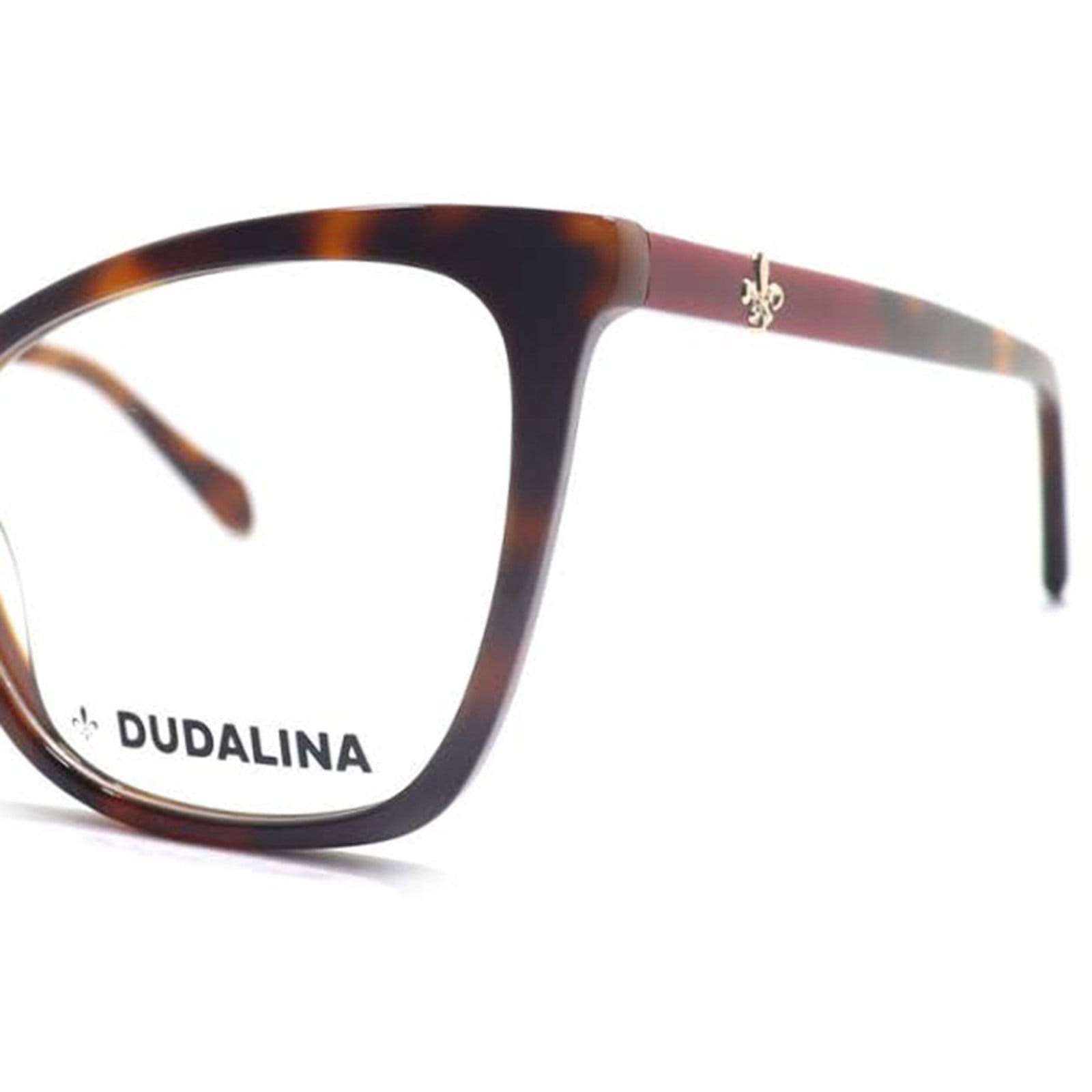 Vista 2 Armação Dudalina DUH246 AV345 Feminino Dudalina marrom