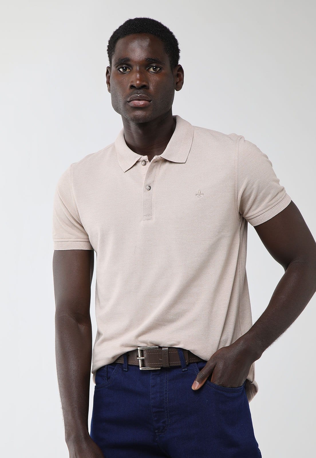 Polo Masculina Dudalina Gola Tradicional