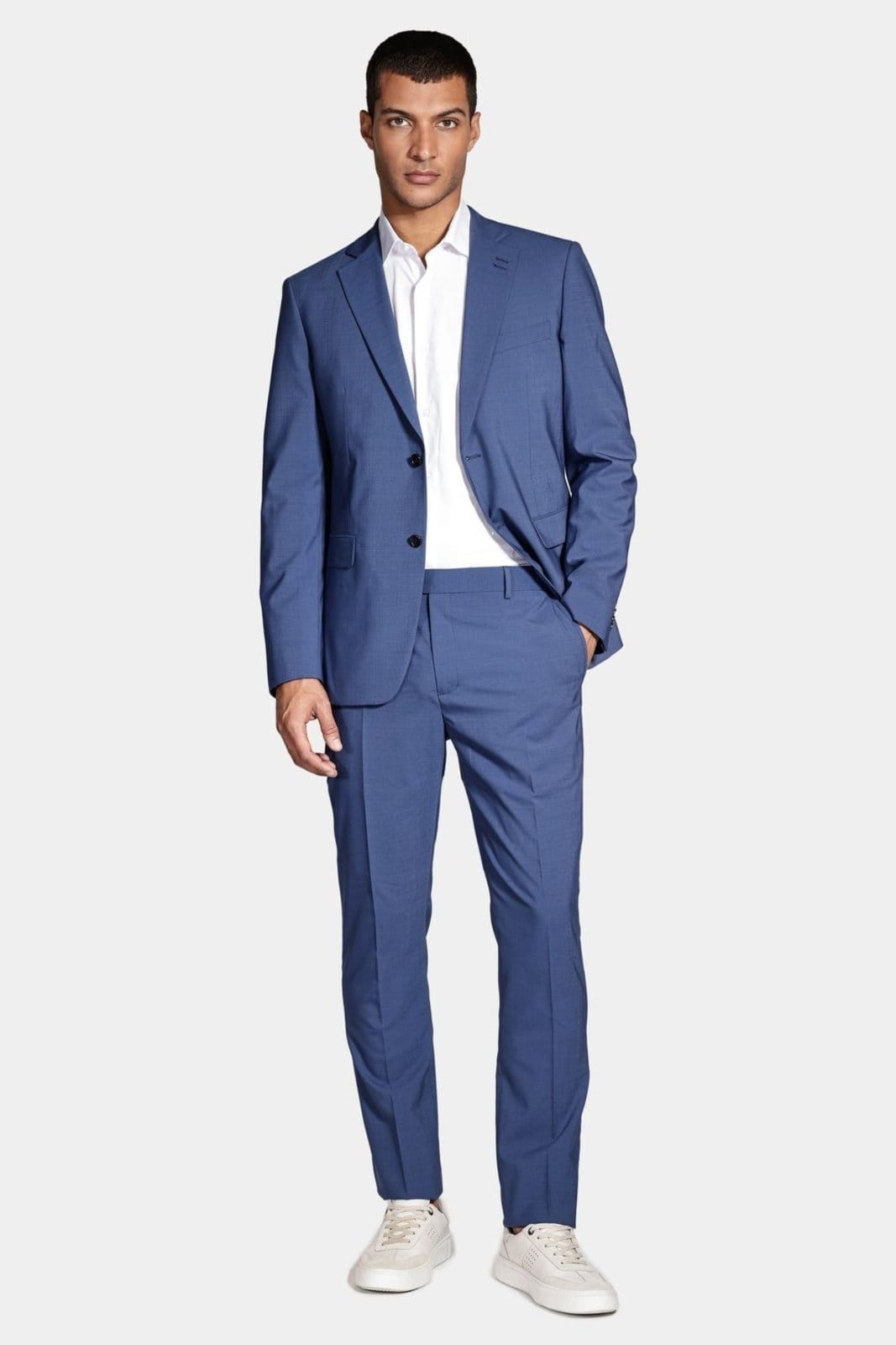 Vista 2 Camisa Aramis Slim Social Com Elastano Branco Aramis incolor