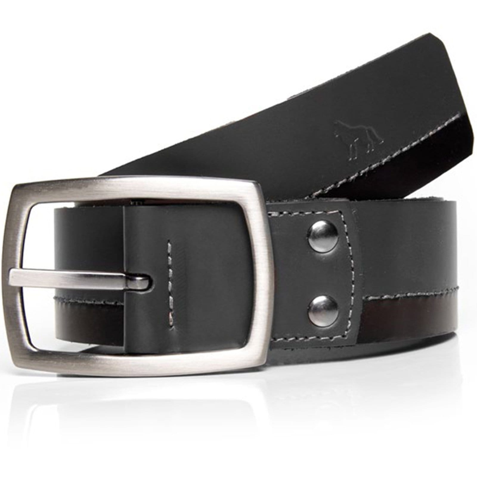 Cinto Couro Acostamento Dual Line Pr25 Masculino