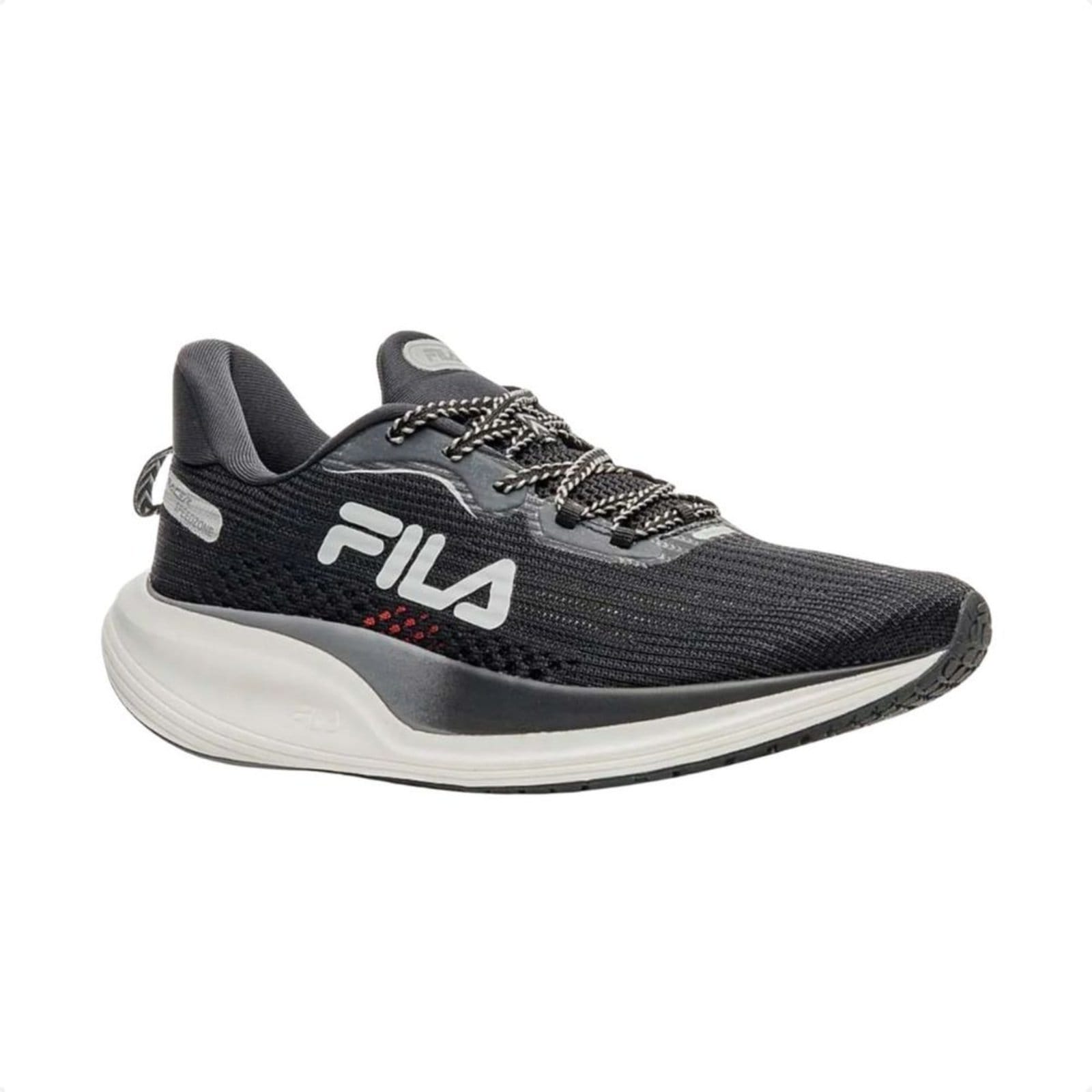 Vista 2 Tenis Running Masc Fila Racer Speedzone F01r0 Fila preto