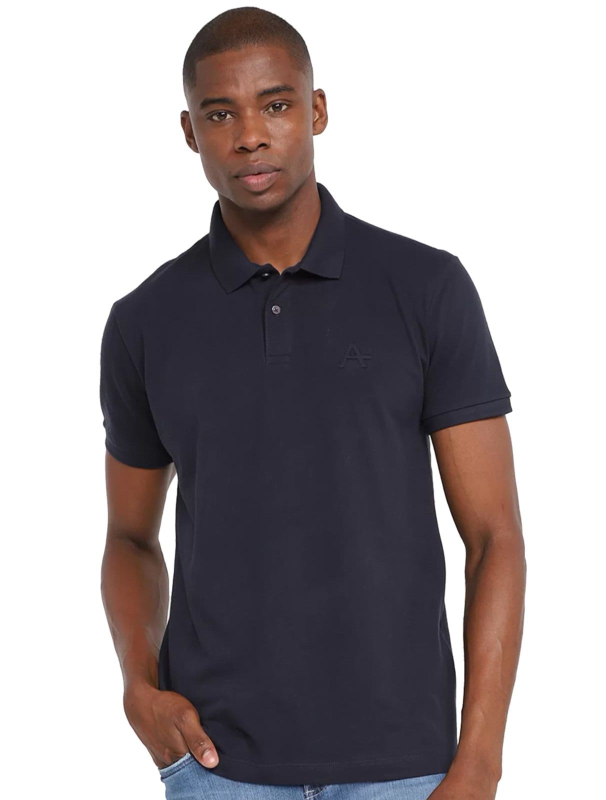 Polo Aramis Masculina Piquet 3D Logo Bordado