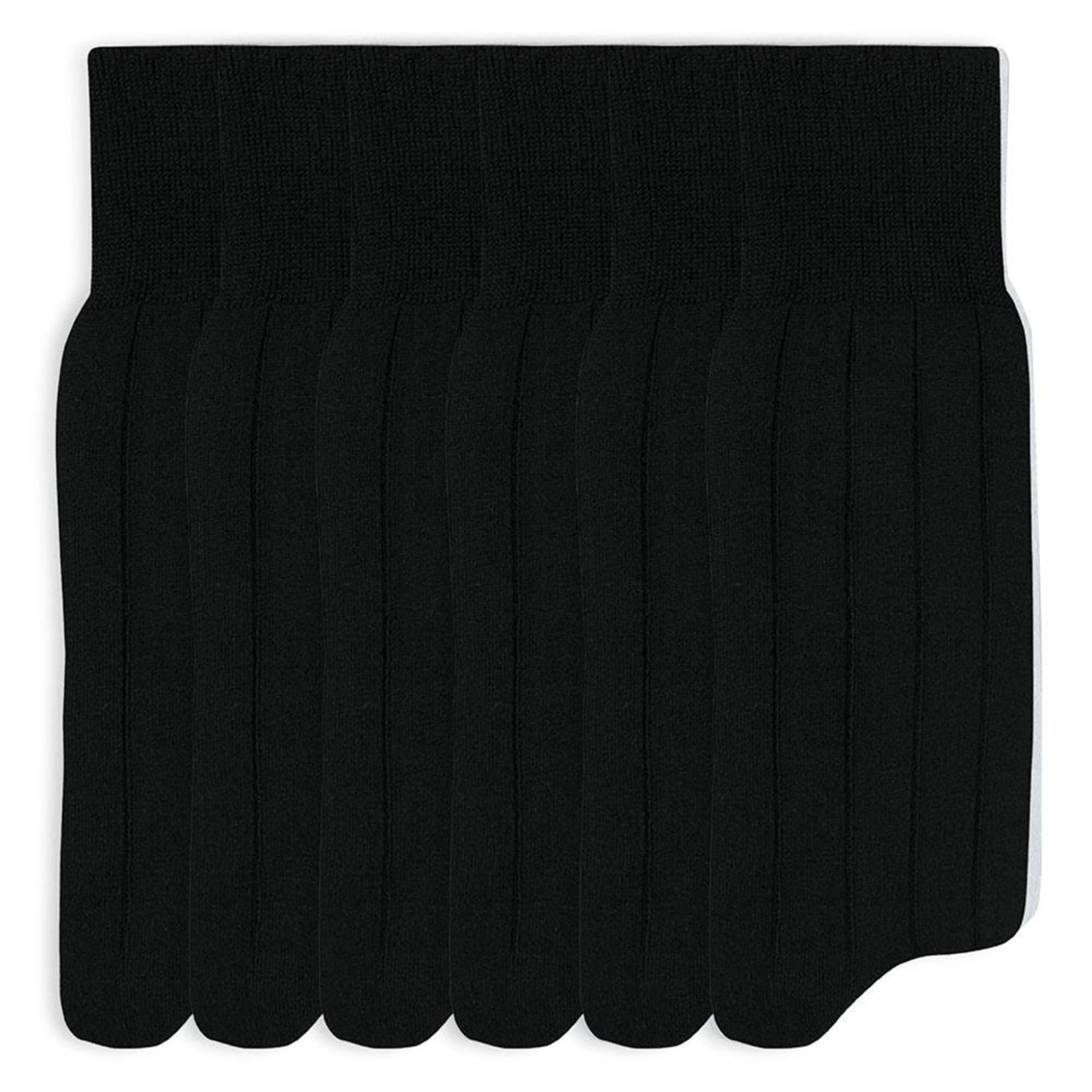 Kit 6 Meias Mash Social Cano Longo Algodão Canelada 231.04