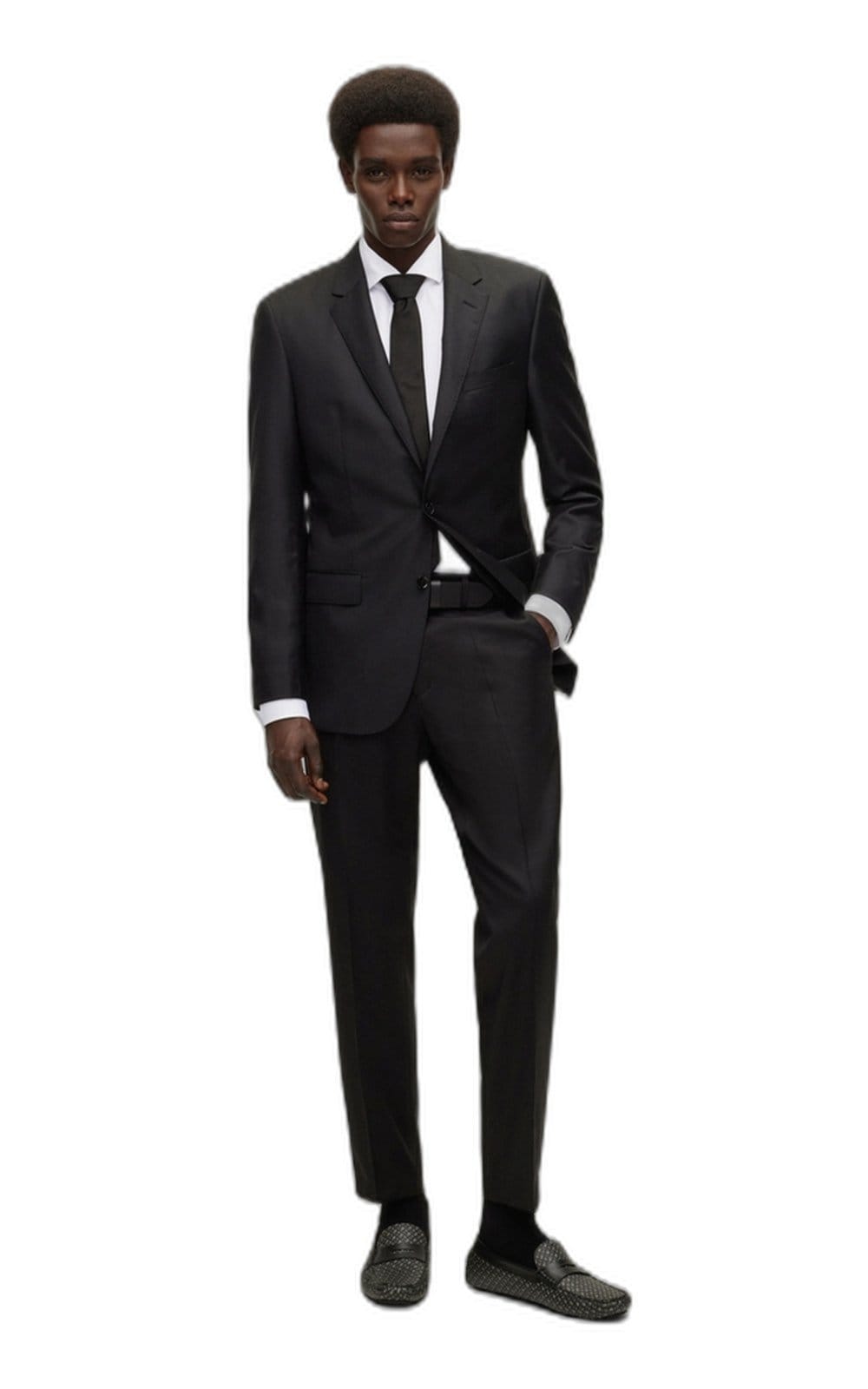 Camisa Regular Fit Em Sarja De Algodão Stretch - 2