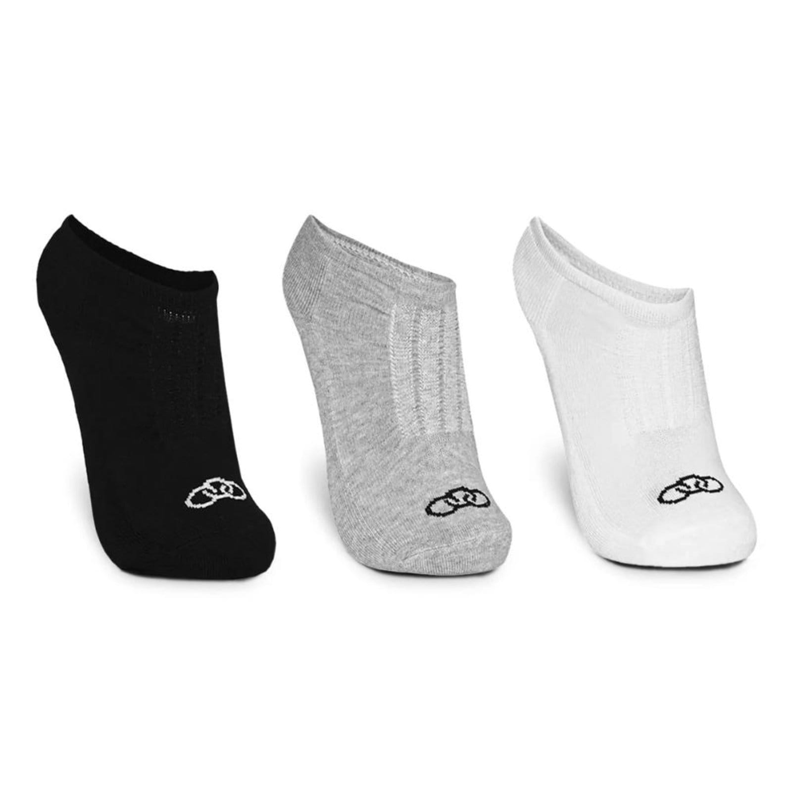 Vista 2 Meia Cano Invisível Olympikus Feminina Treino 3 Pares OLYMPIKUS branco