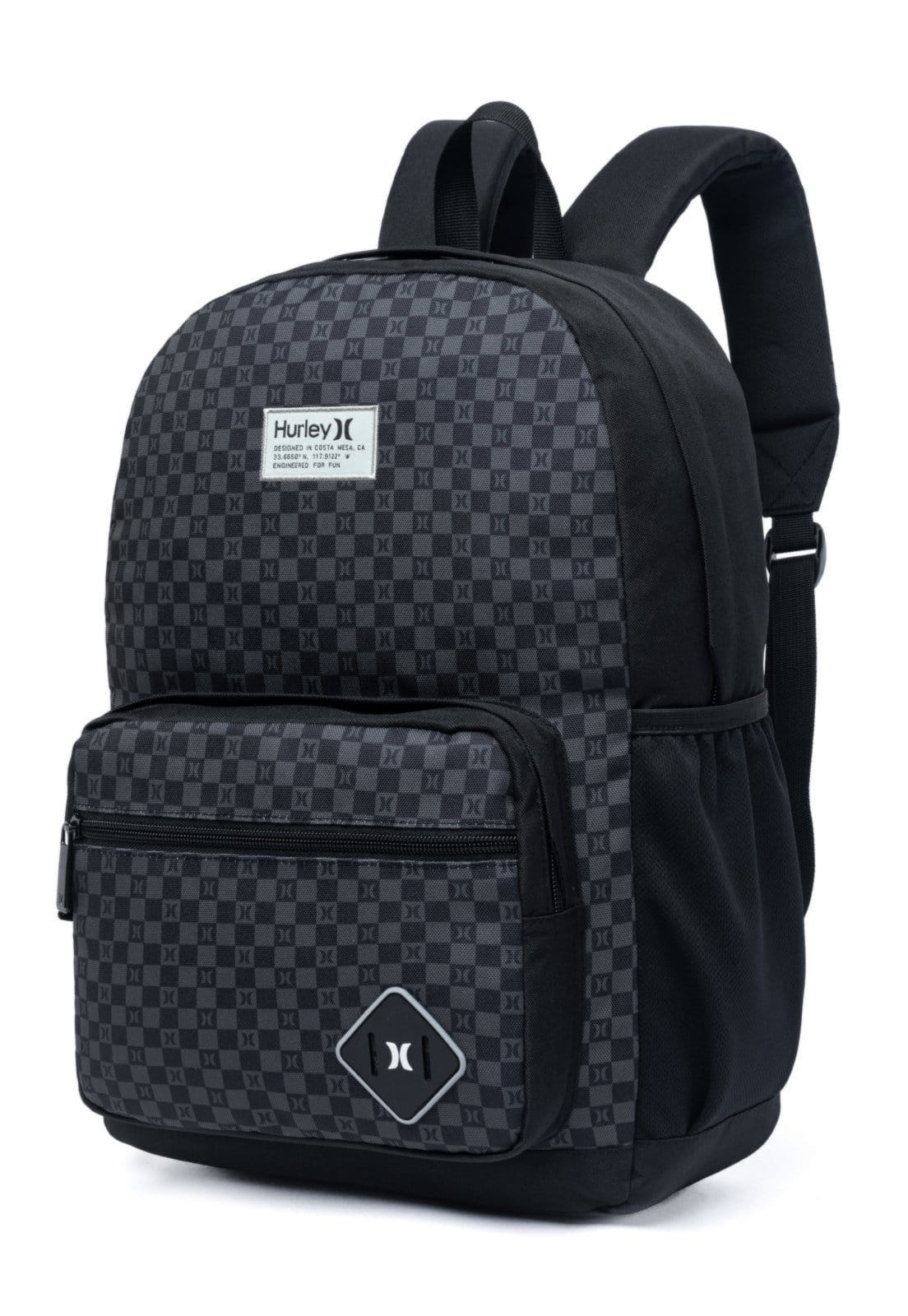 Vista 2 Mochila Hurley Escolar Faculdade Moderna Notebook hurley preto