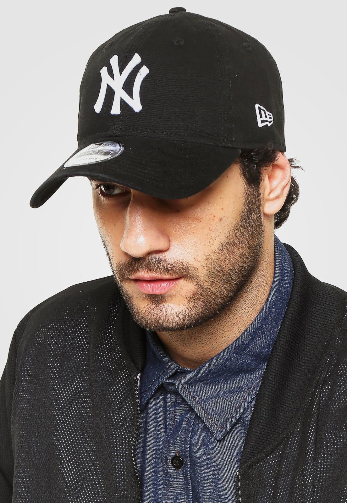 Boné Aberto New Era Strapback New York Yankees Aba Curva